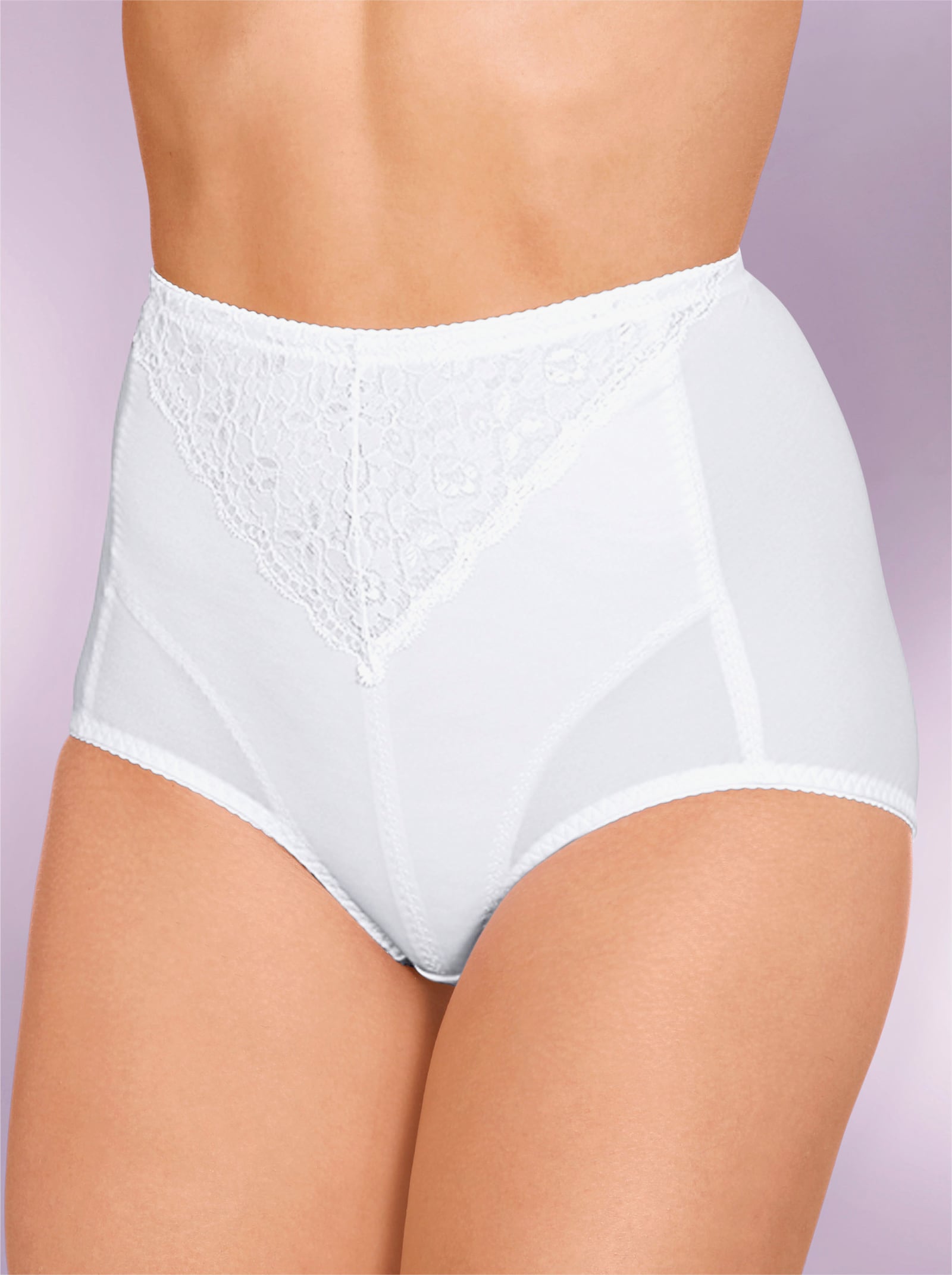 Speidel Figuurslip met kantinzet - wit