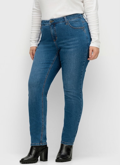 sheego 5-Pocket-Jeans - blue denim