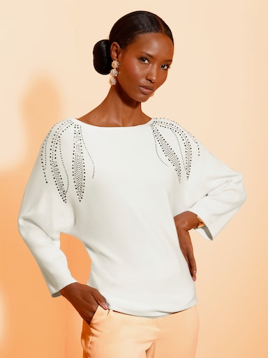 3/4 Arm-Pullover - ecru
