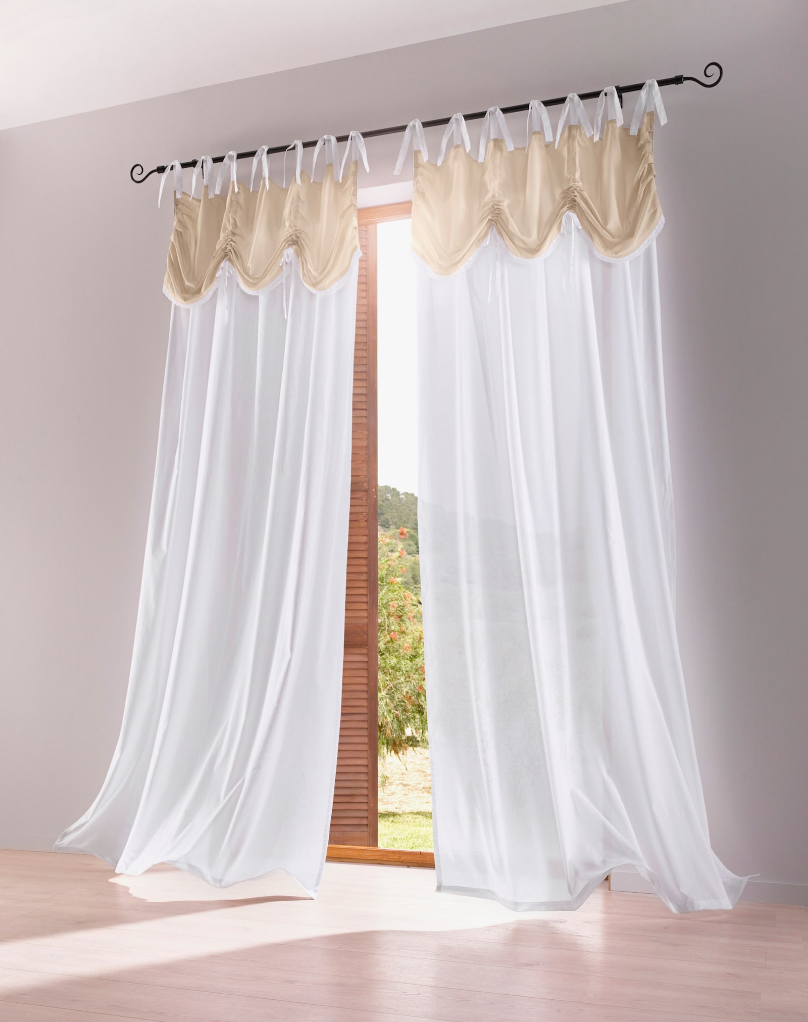 heine home Gardinenstange - schwarz