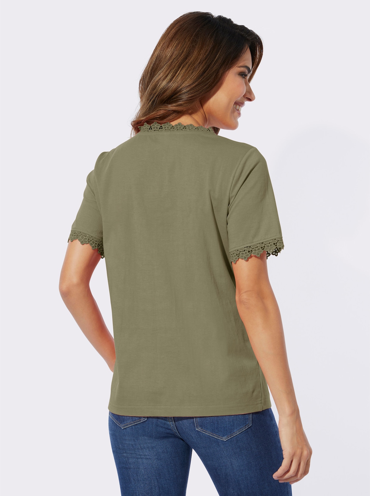 V-Shirt - khaki