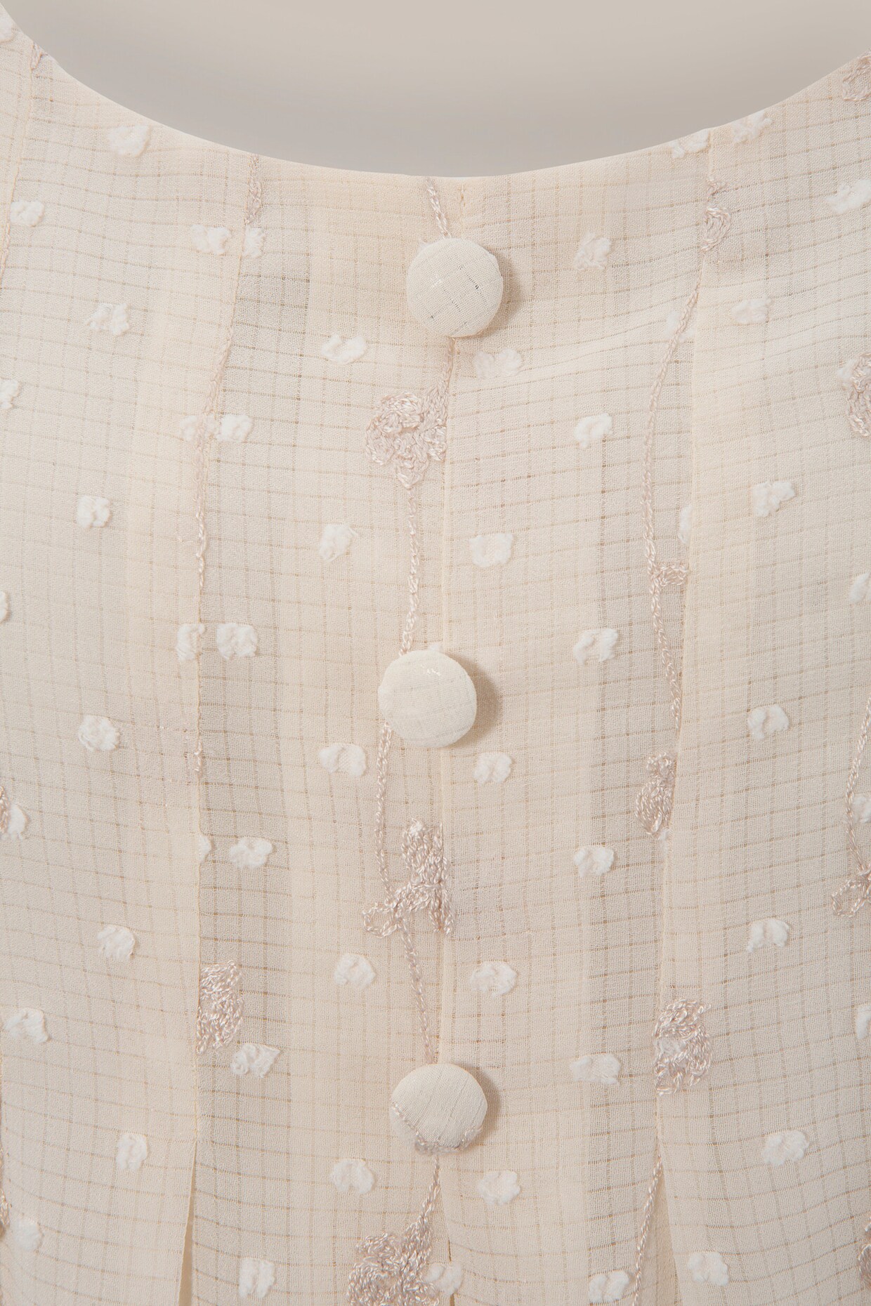 M.X.O Trachtenbluse - beige