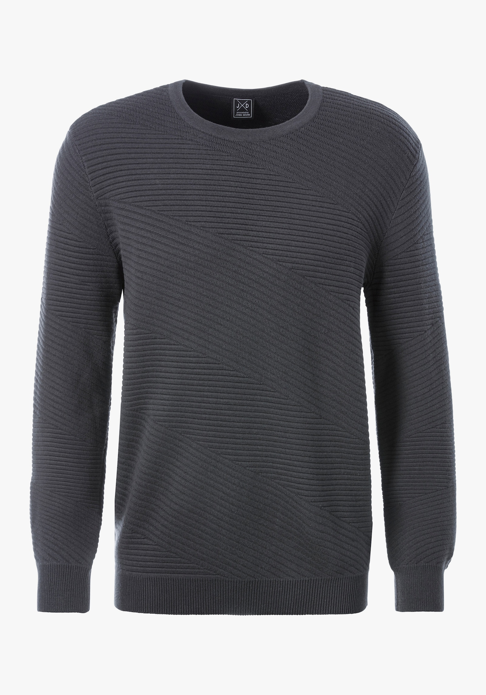 John Devin Strickpullover - anthrazit