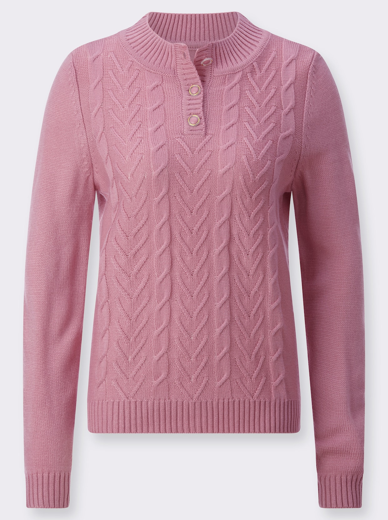 Pullover met lange mouwen - oudroze