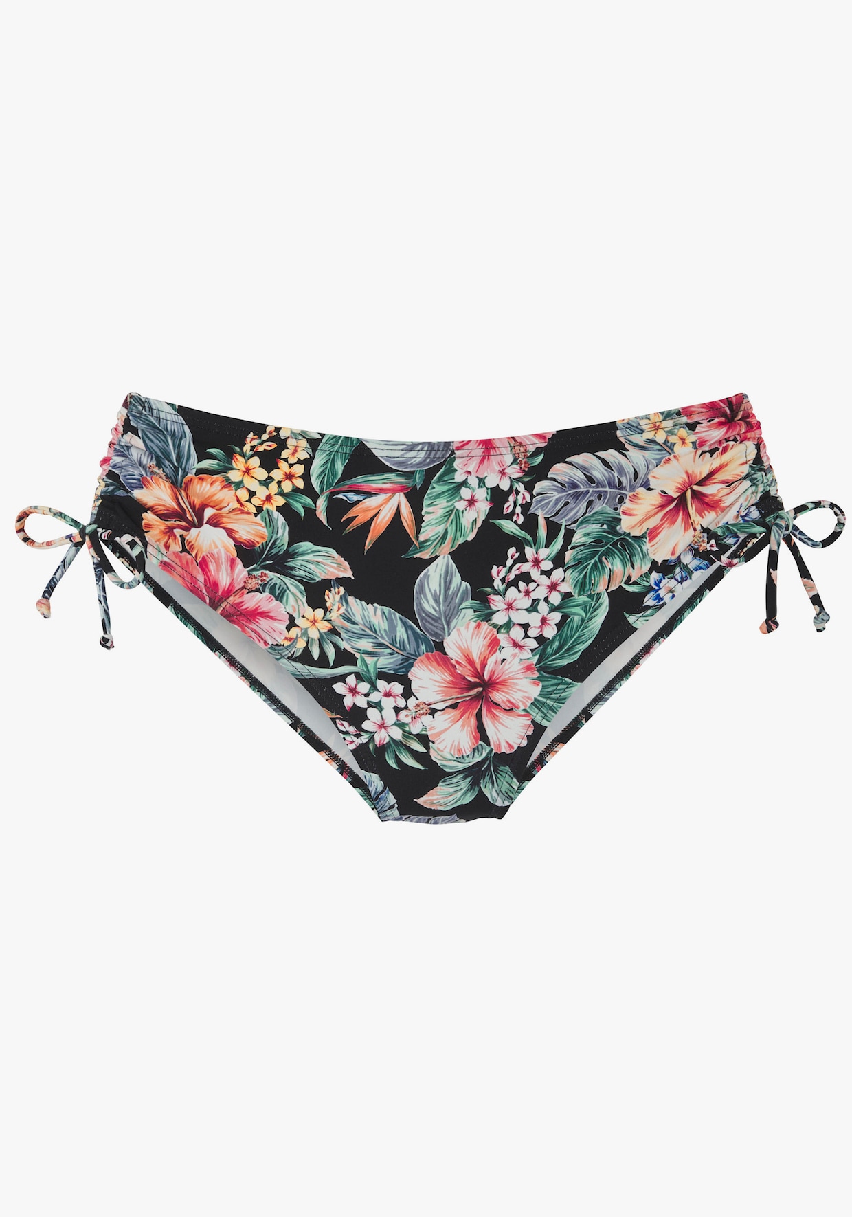 LASCANA Bikinibroekje - zwart bedrukt