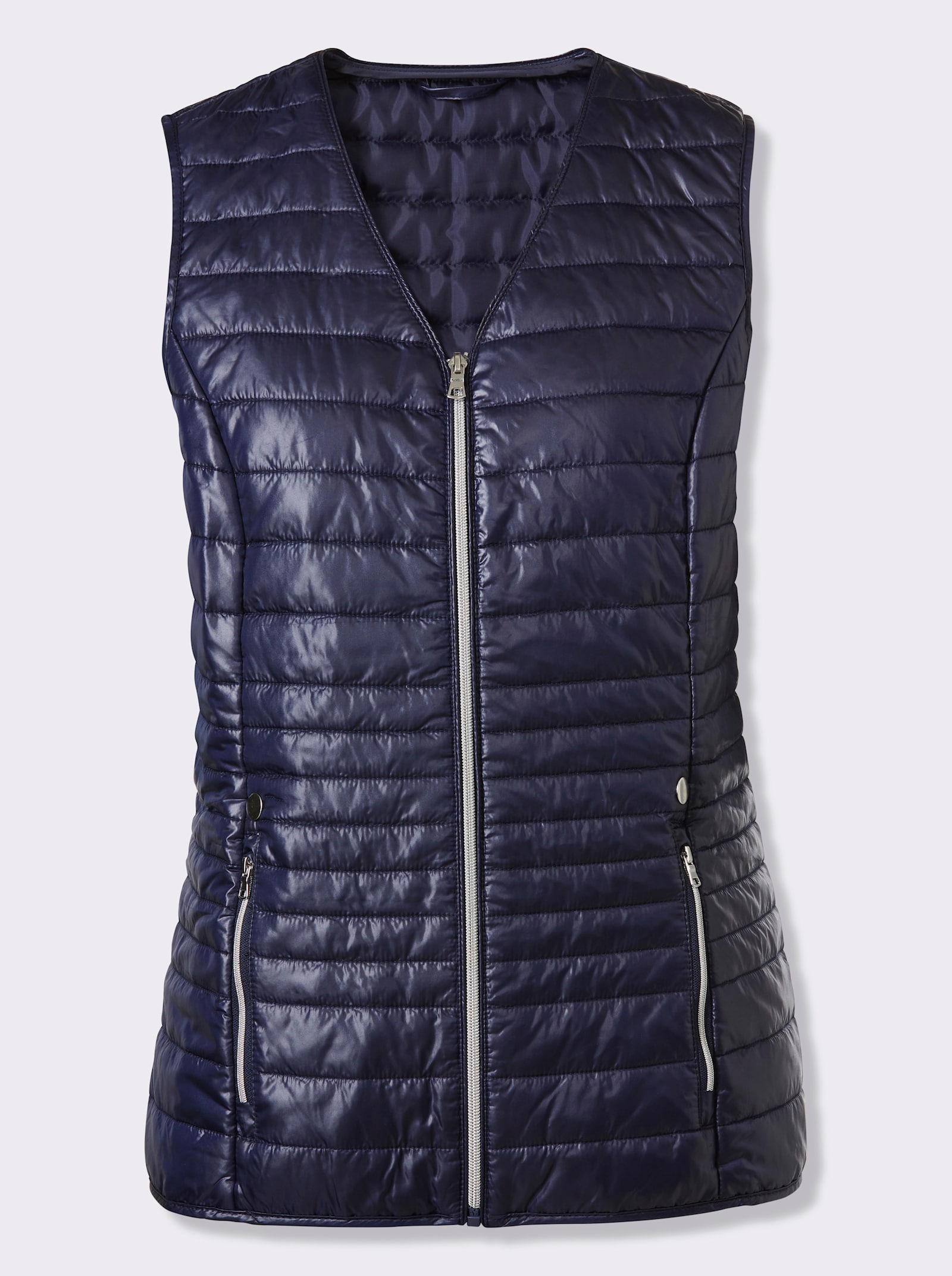 Prošívaná vesta s lehkým vatováním - námořnická modrá