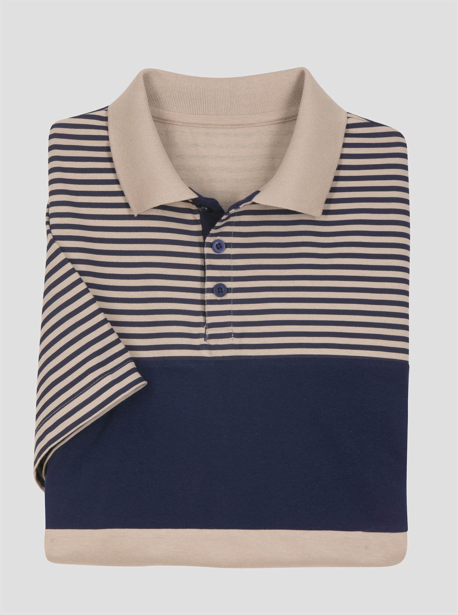 Poloshirt im Ringel-Dessin - sesam-marine