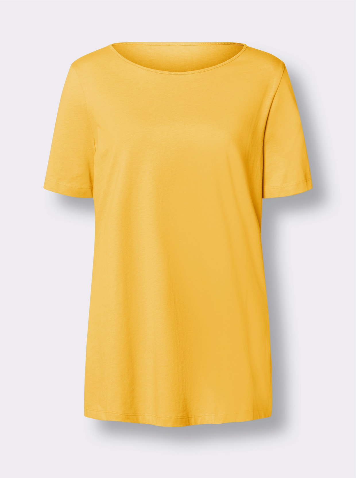 Lang shirt - geel