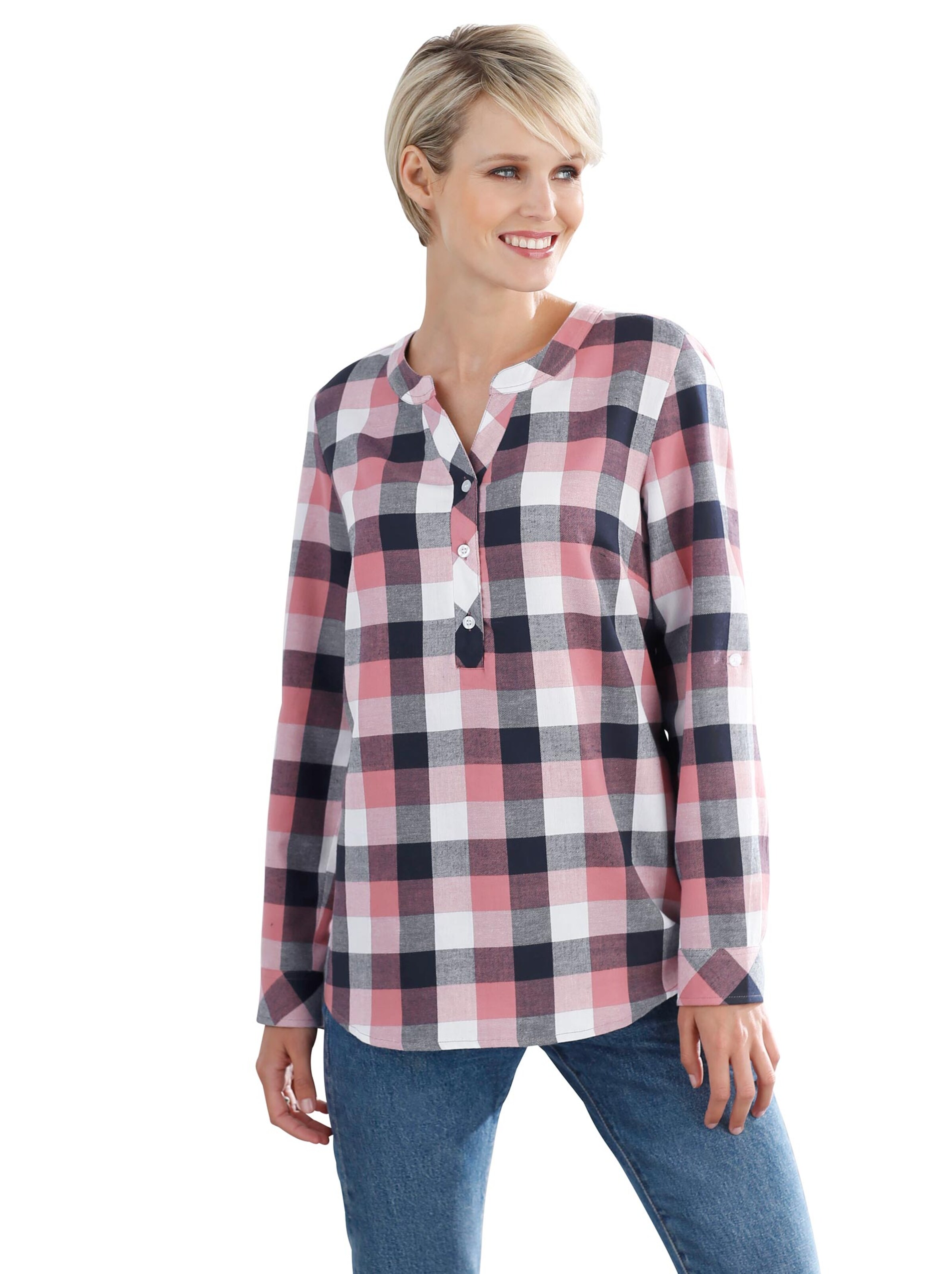 Tunika - beere-kariert