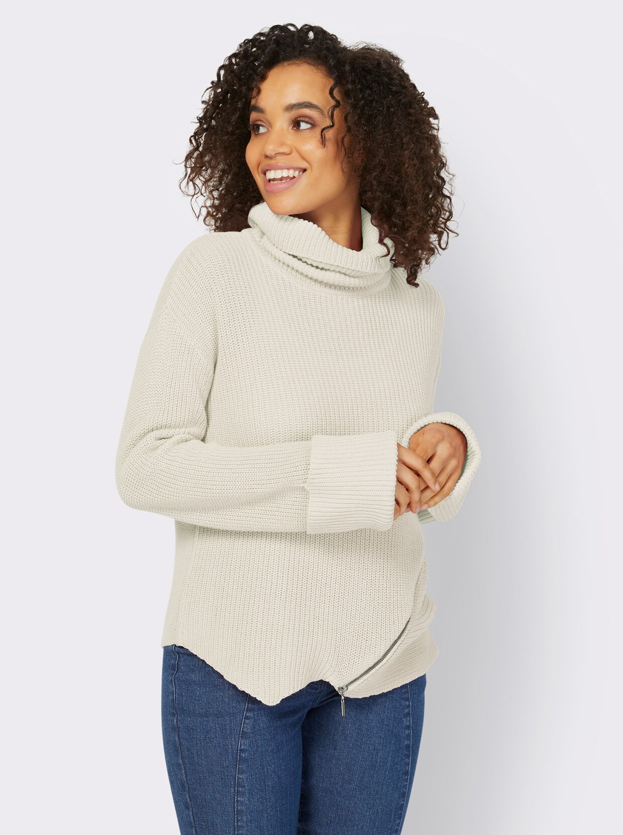 heine Rollkragenpullover - ecru