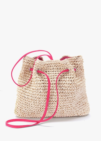 LASCANA Sac en bandoulière - beige-fuchsia