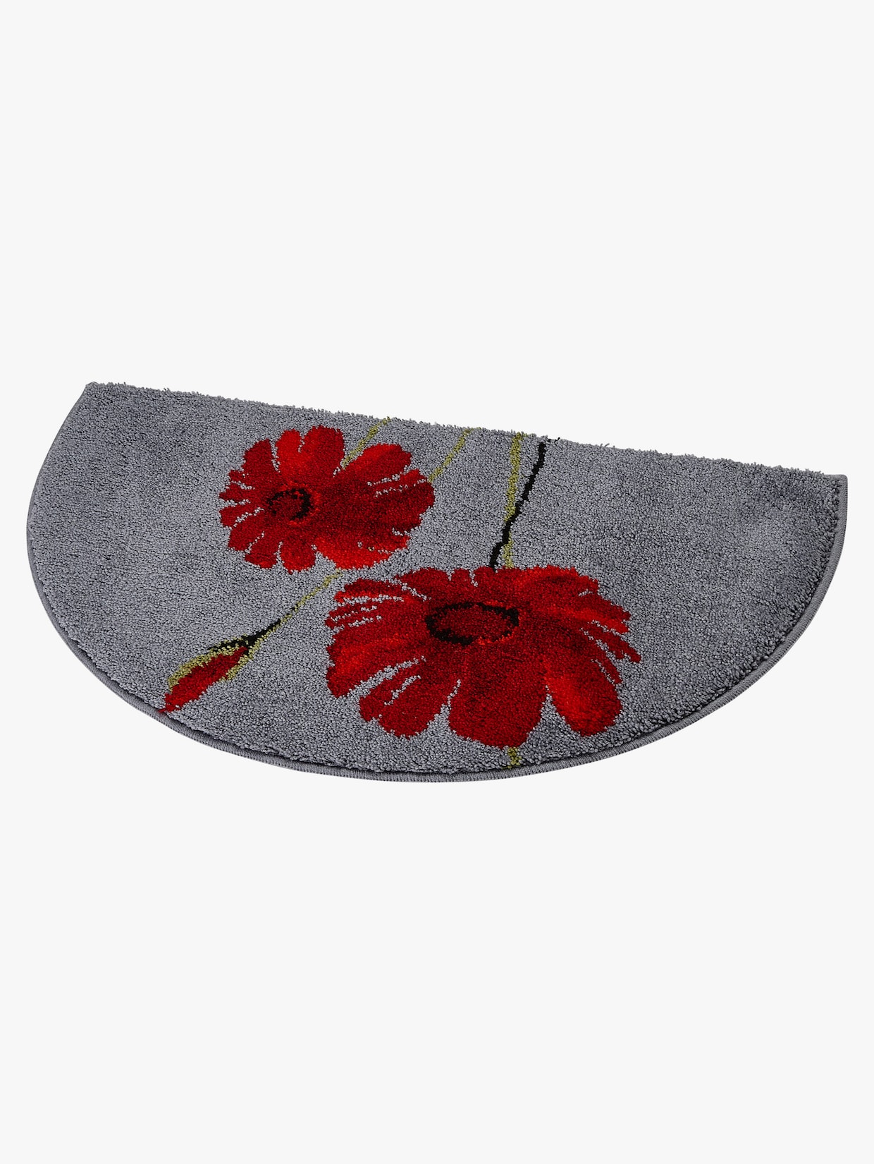 Grund Tapis de bain - gris-rouge