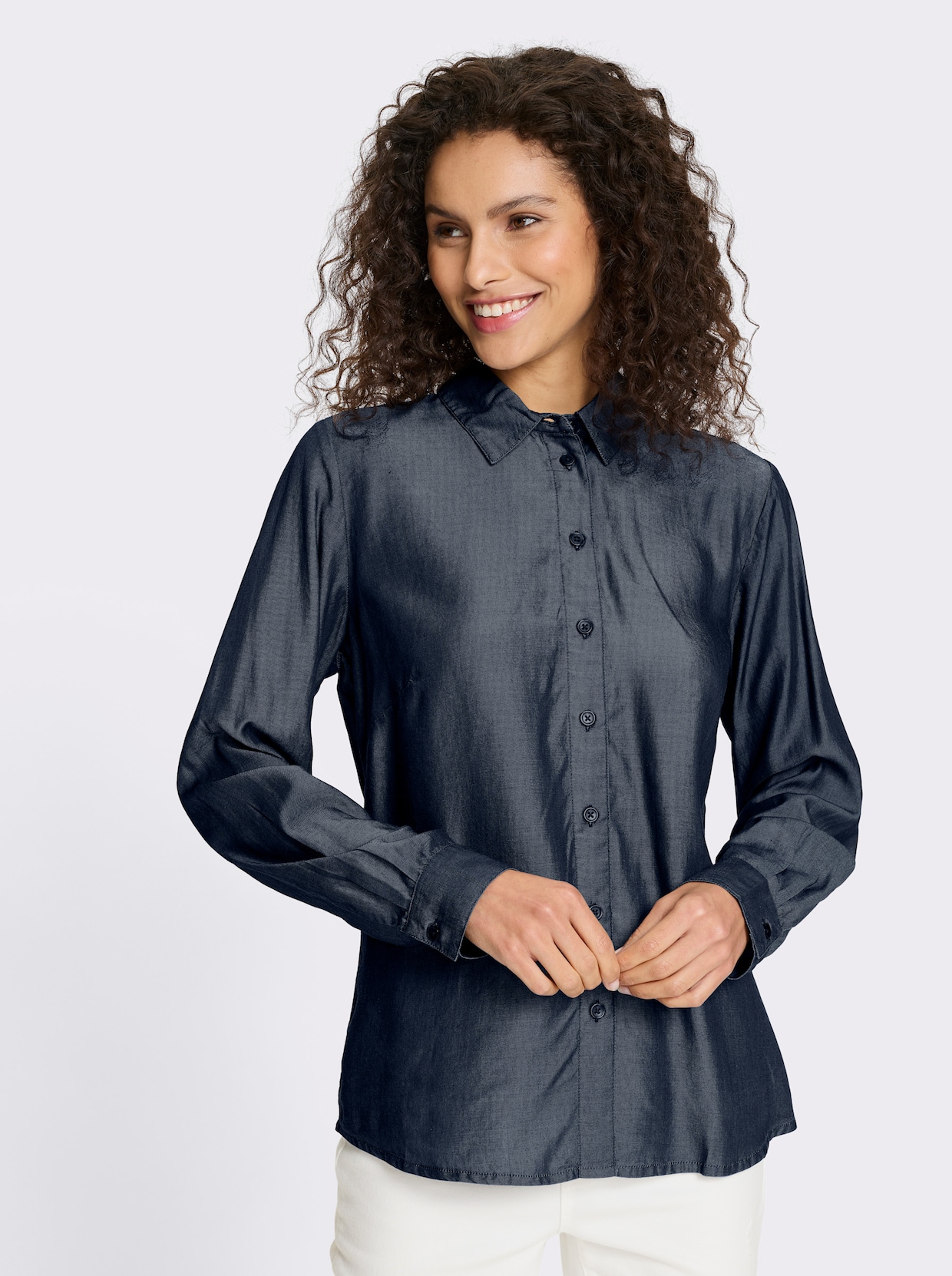 heine Hemdbluse - dark blue