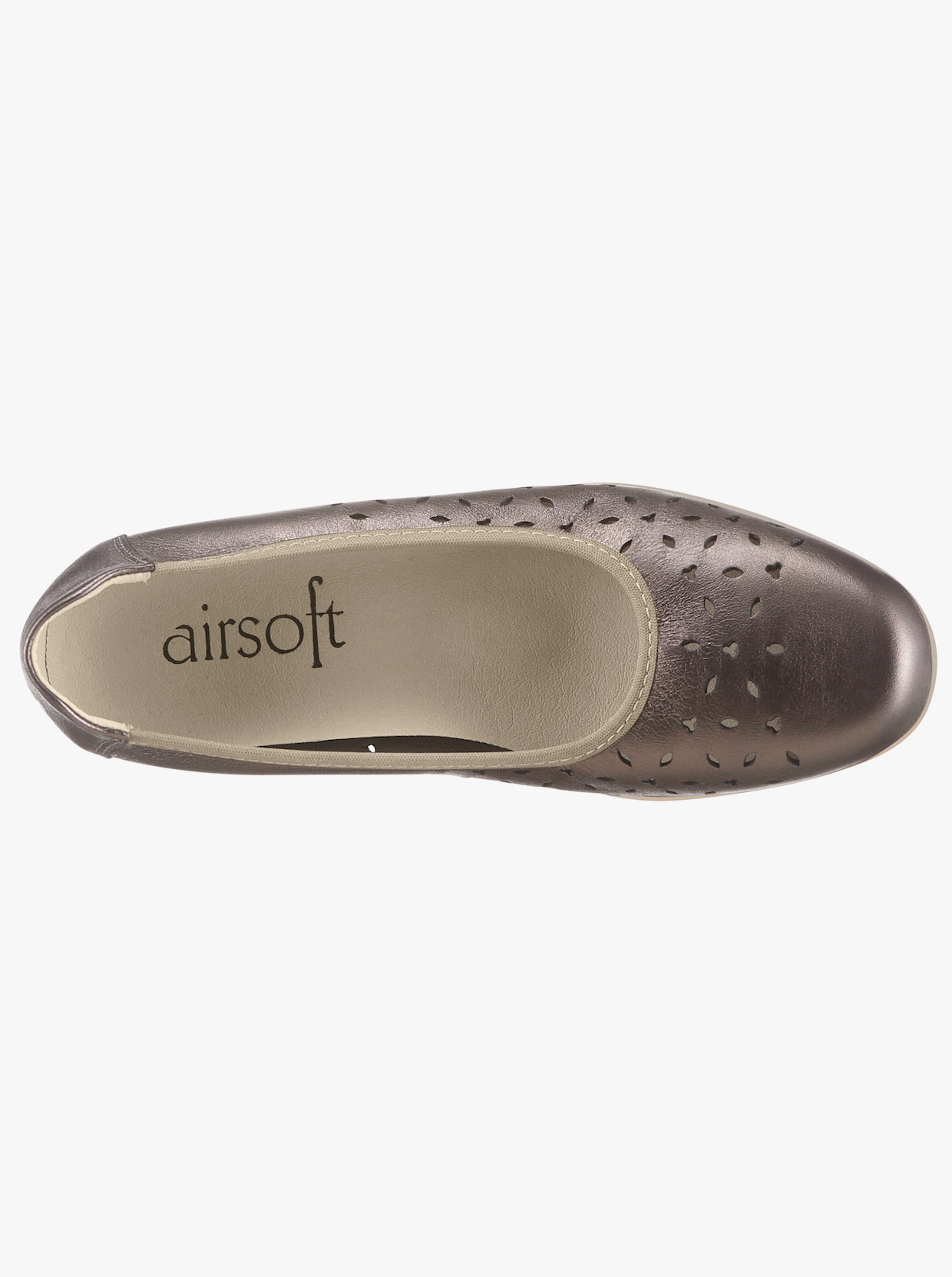 airsoft comfort+ Ballerina - bronskleurig