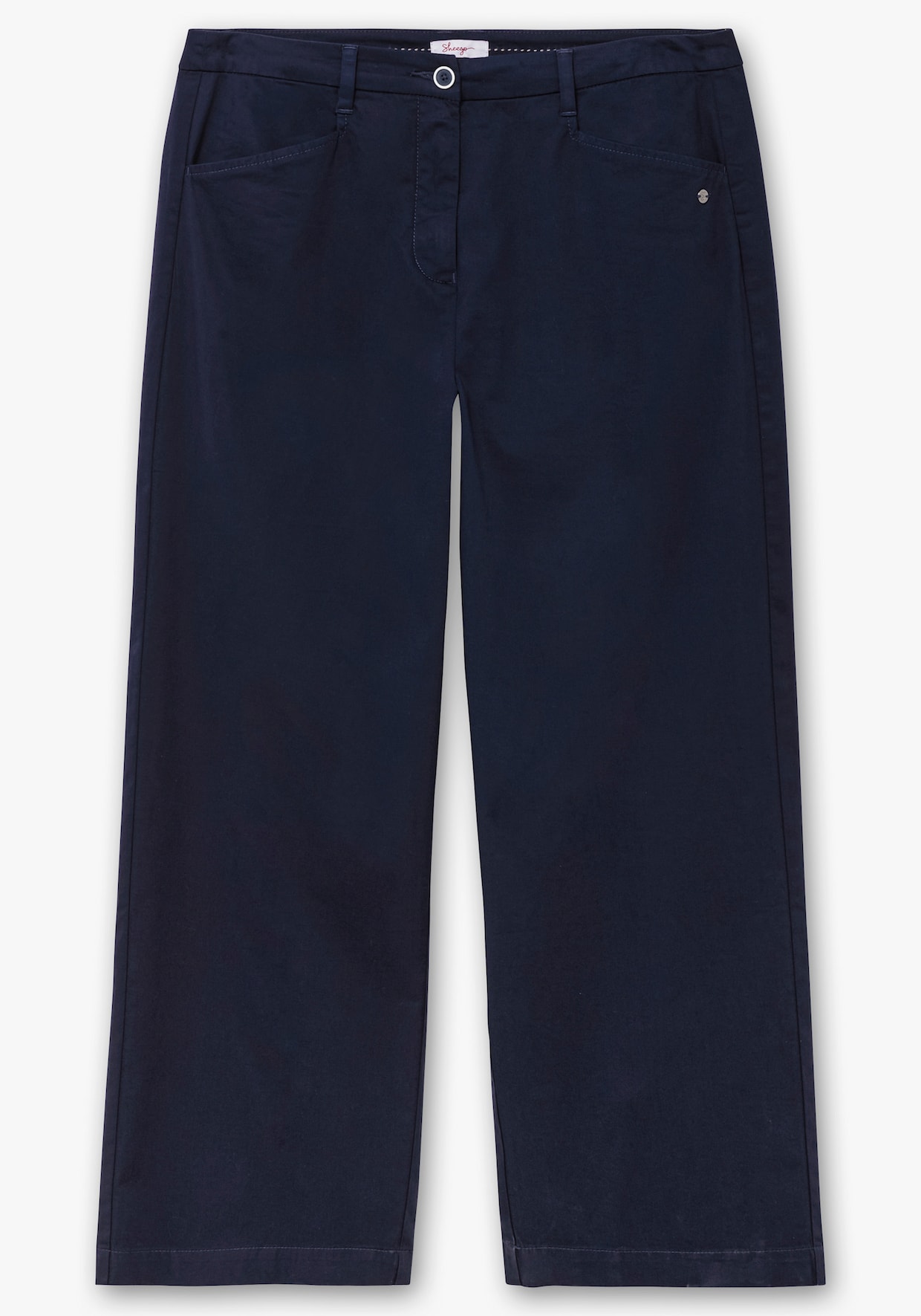 sheego Hose lang - tiefblau