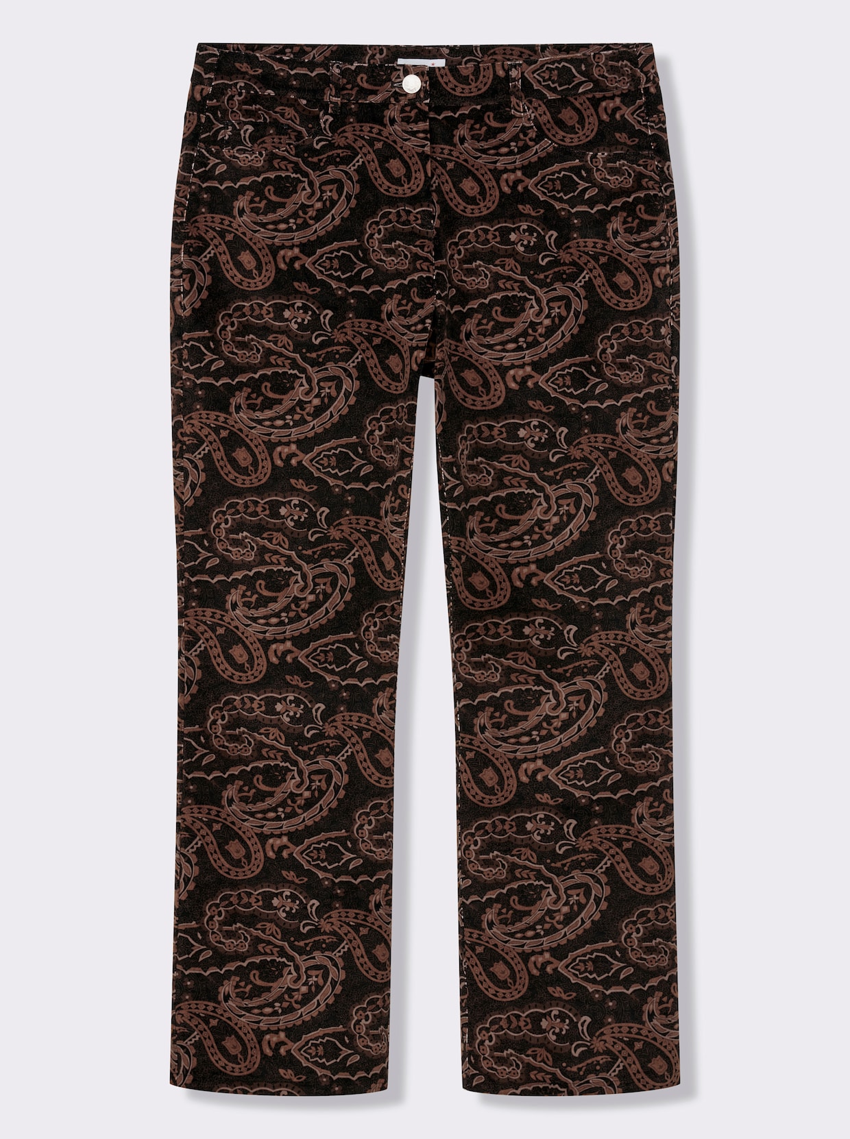 sheego by Joe Browns Samthose - braun-bedruckt