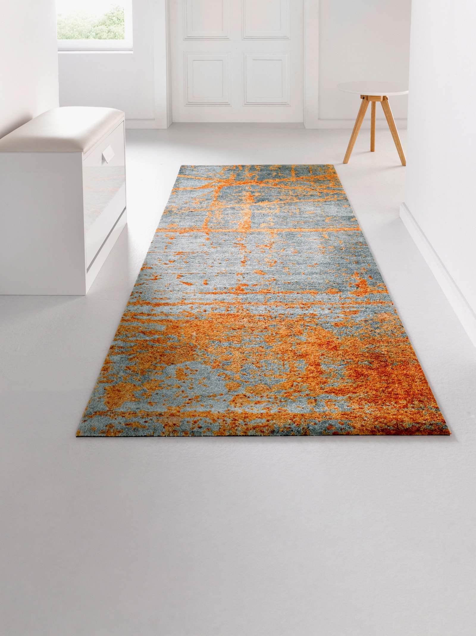 wash+dry by Kleen-Tex Paillasson - orange-gris