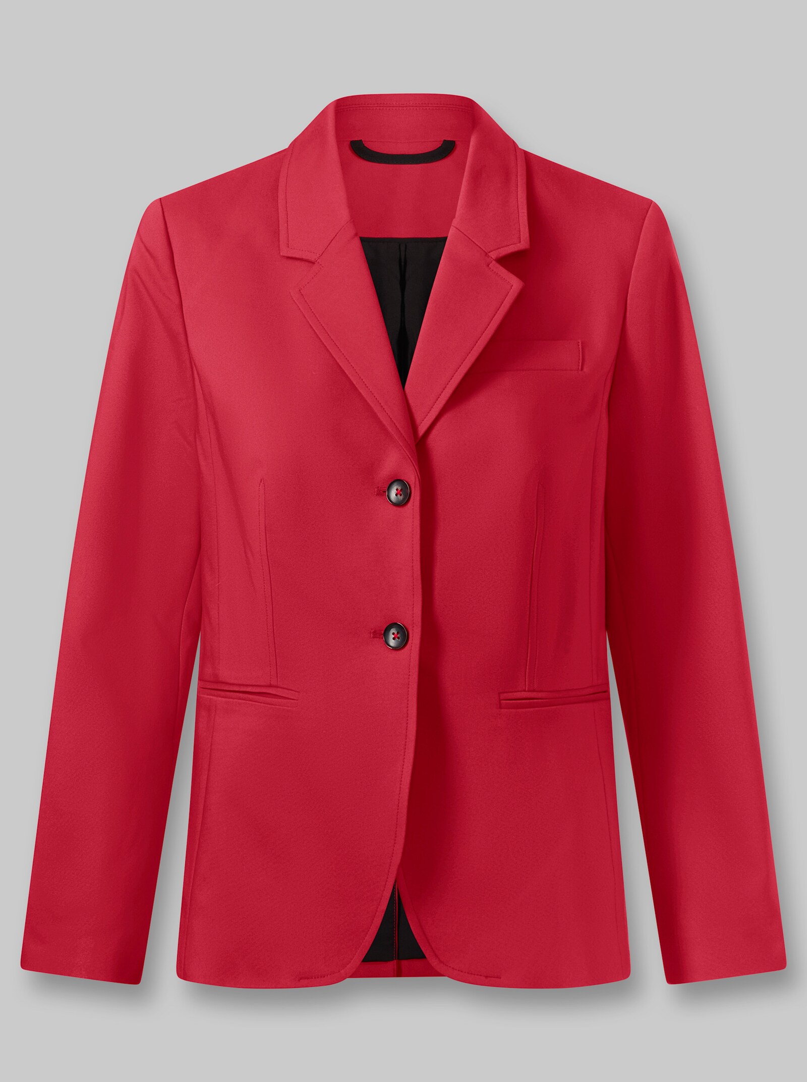 heine Blazer mit Schulterpolstern - erdbeere