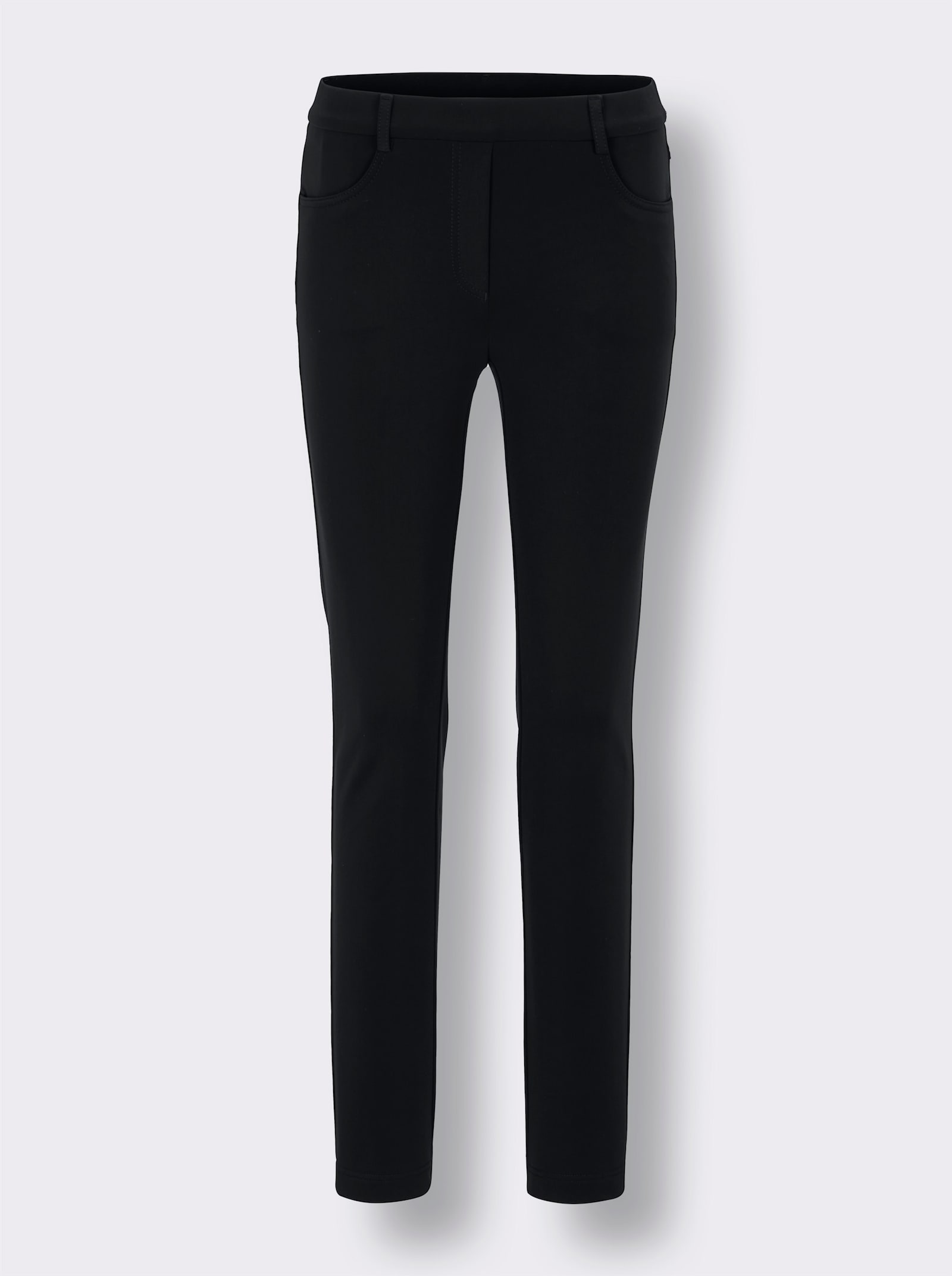 CREATION L PREMIUM Thermohose mit Stretch-Anteil - schwarz