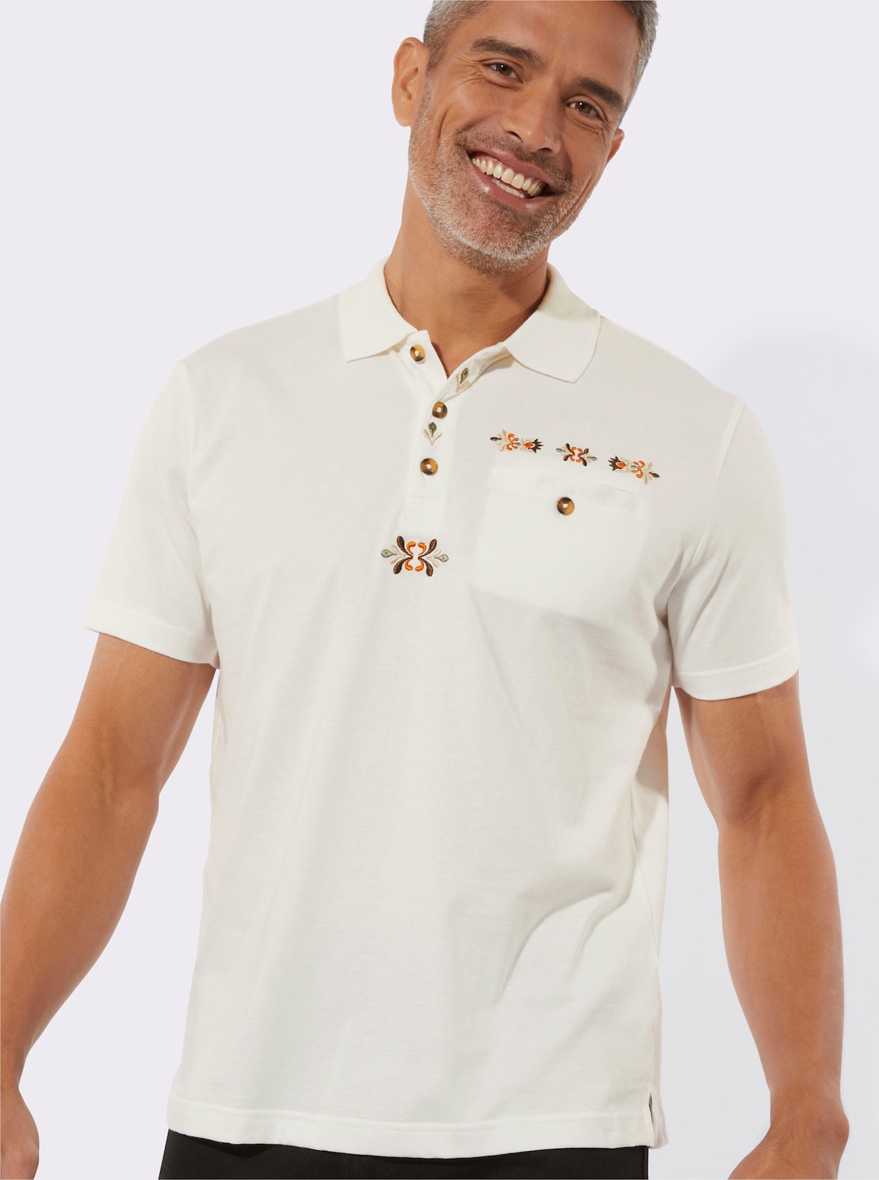 Poloshirt - ecru