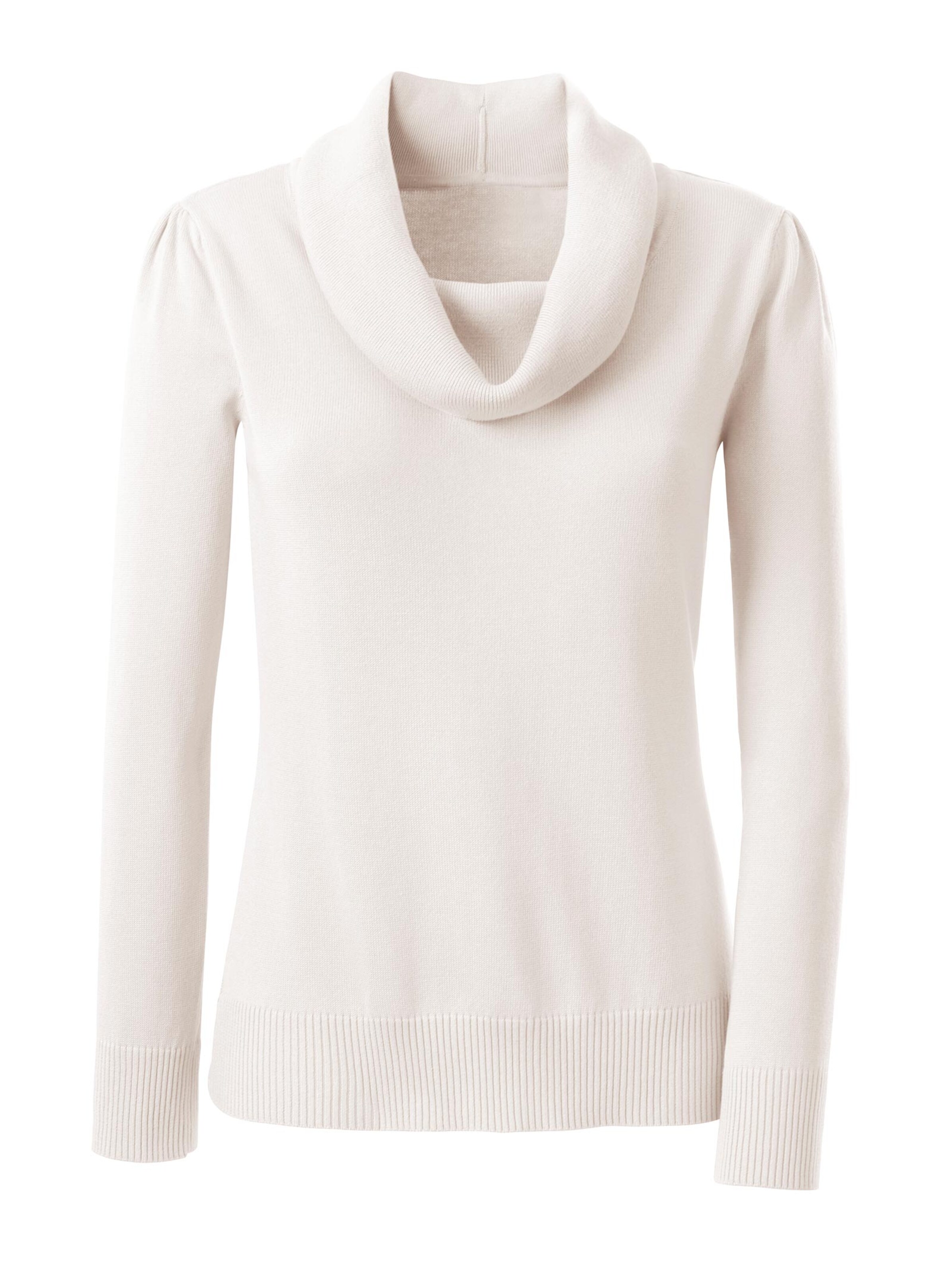 Pullover - wollweiß