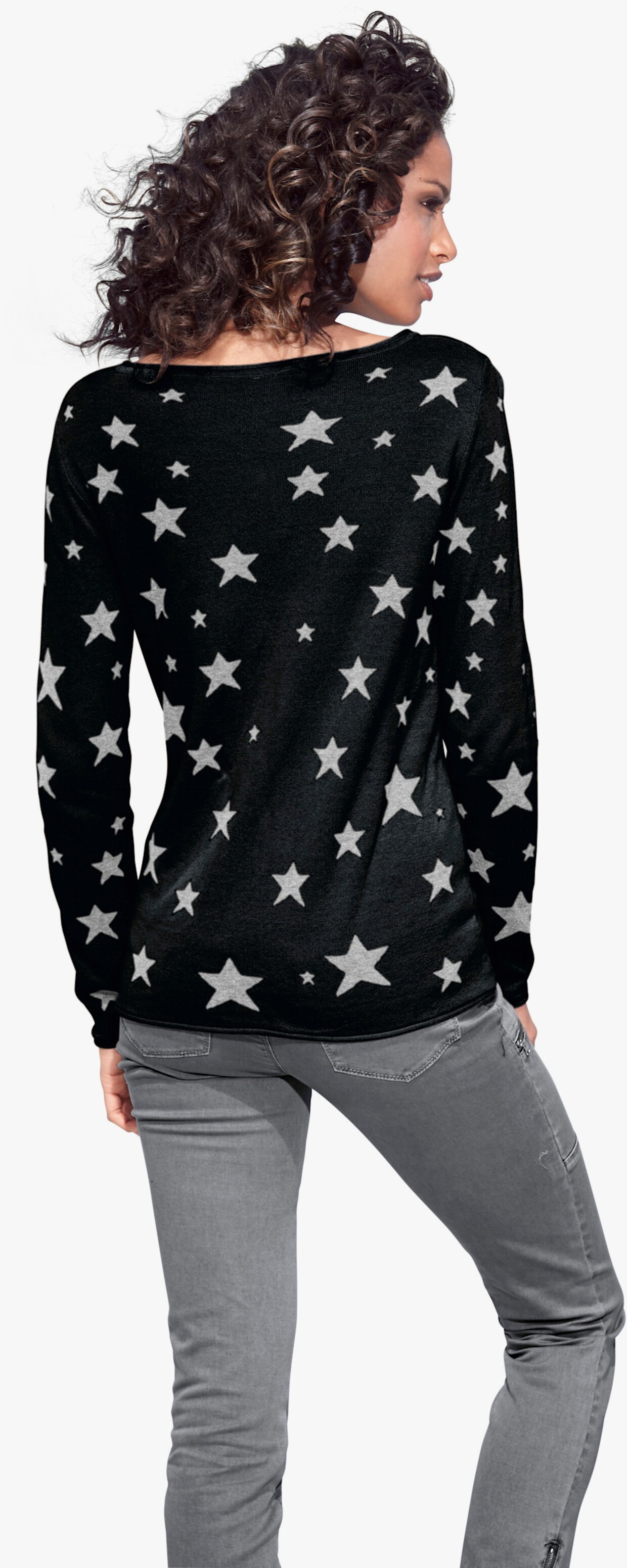 heine Pull en tricot fin - noir