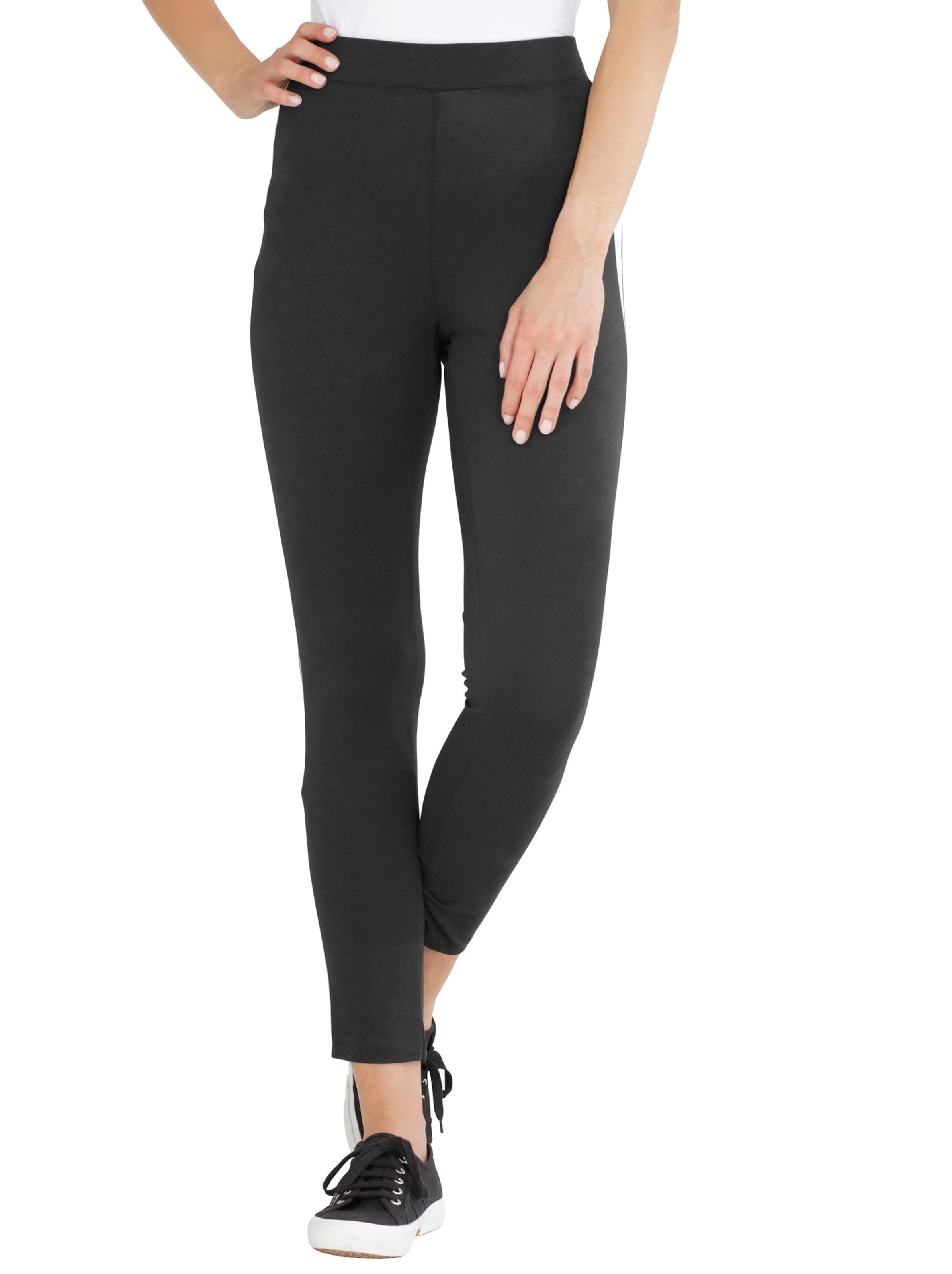 Leggings - schwarz-weiß