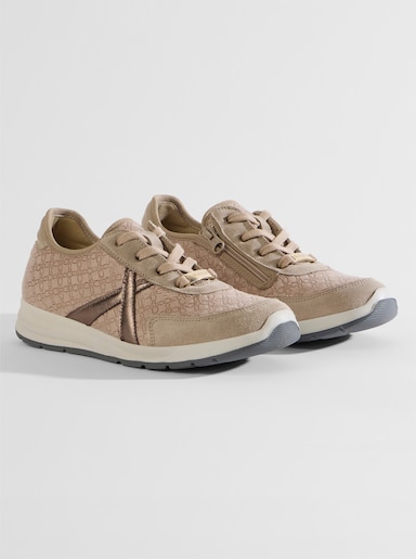 Varomed Sneaker für kräftige und empfindliche Füße - beige