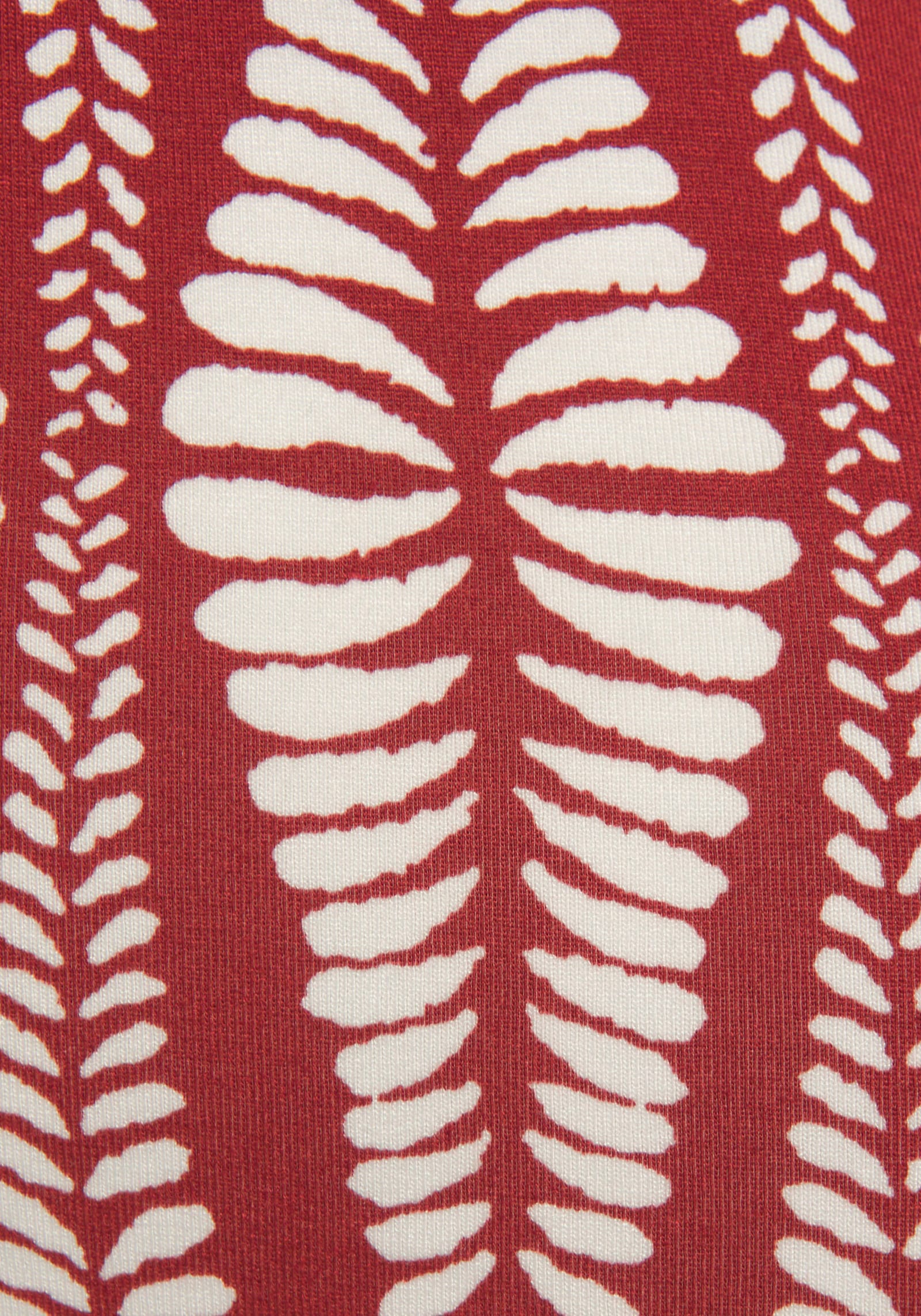 LASCANA Shirttop - terracotta/crème bedrukt