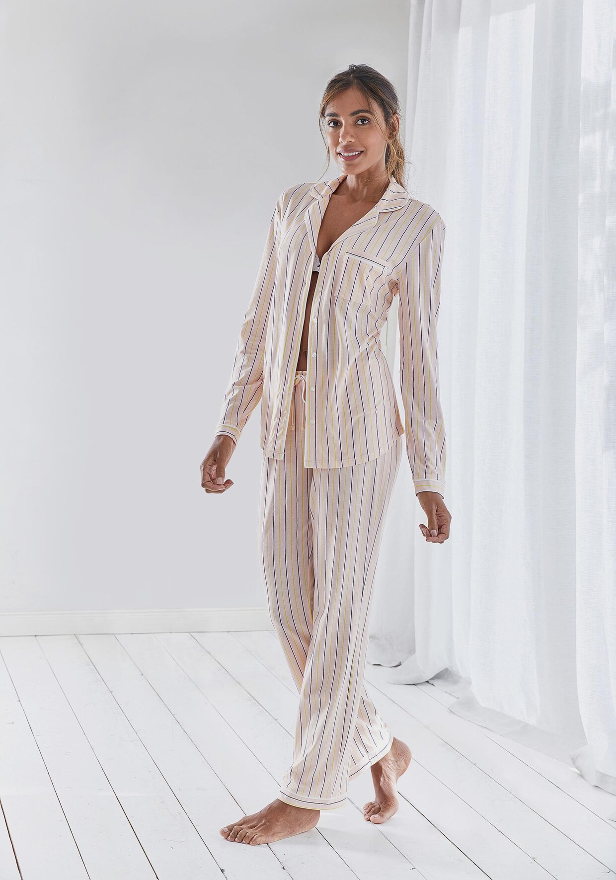 s.Oliver Bodywear Pyjama - hellrosa-allover