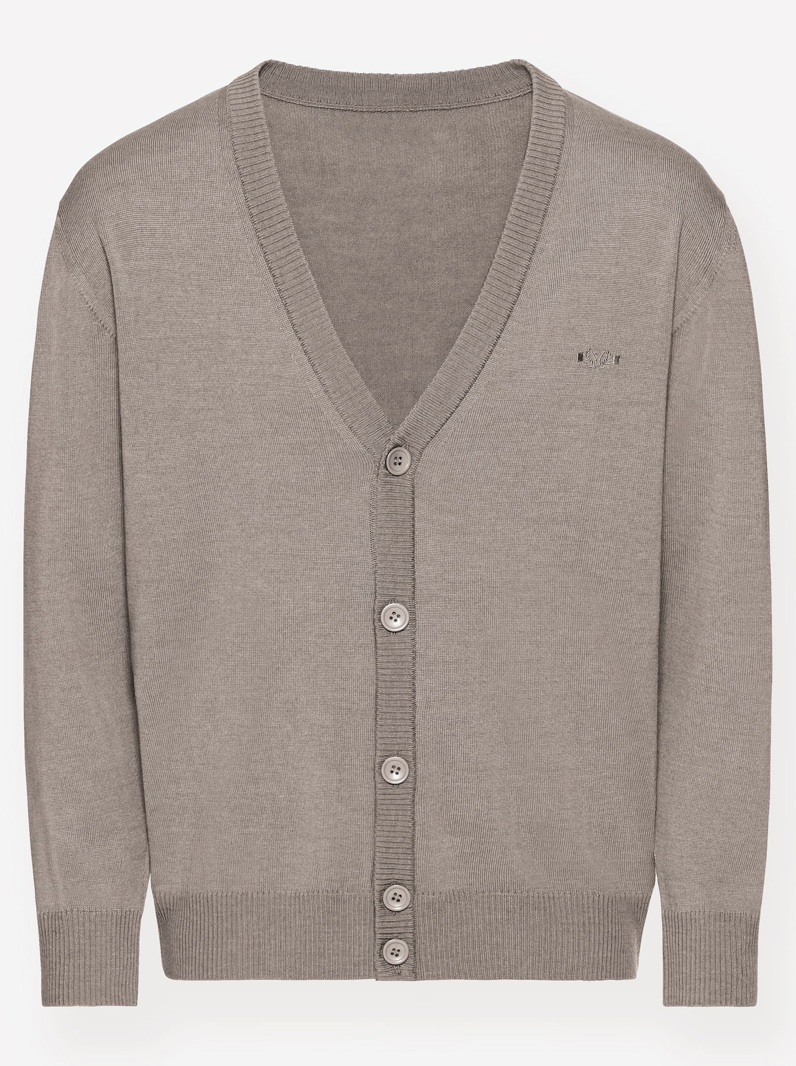 Marco Donati Cardigan - natur-meliert