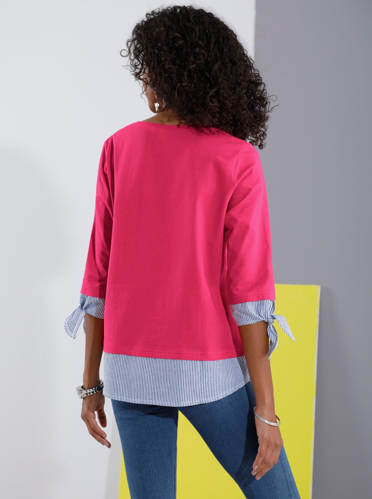 2-in-1-Shirt - pink