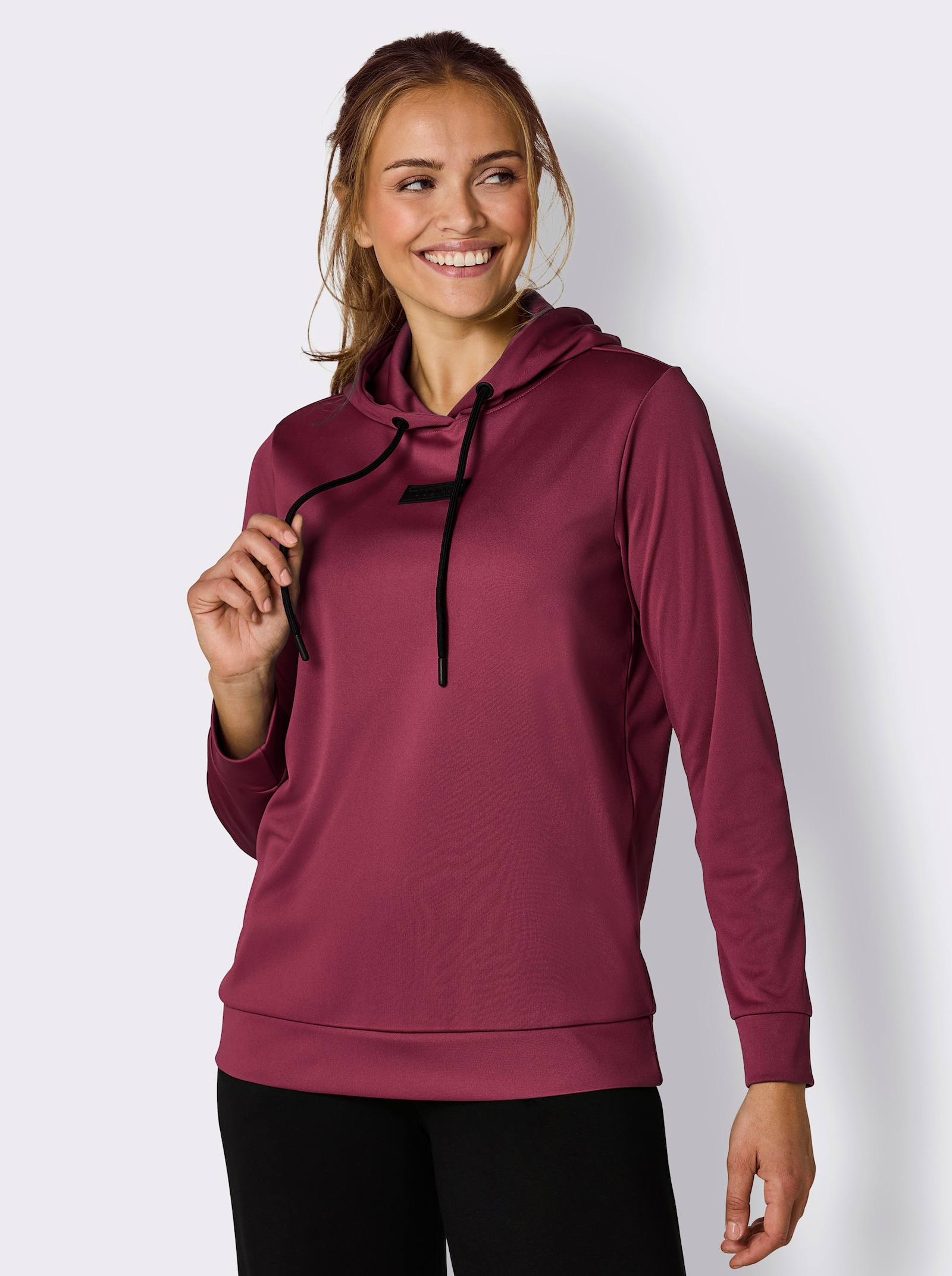 Catamaran Sports Sweatshirt met in wijdte verstelbare capuchon - bordeaux