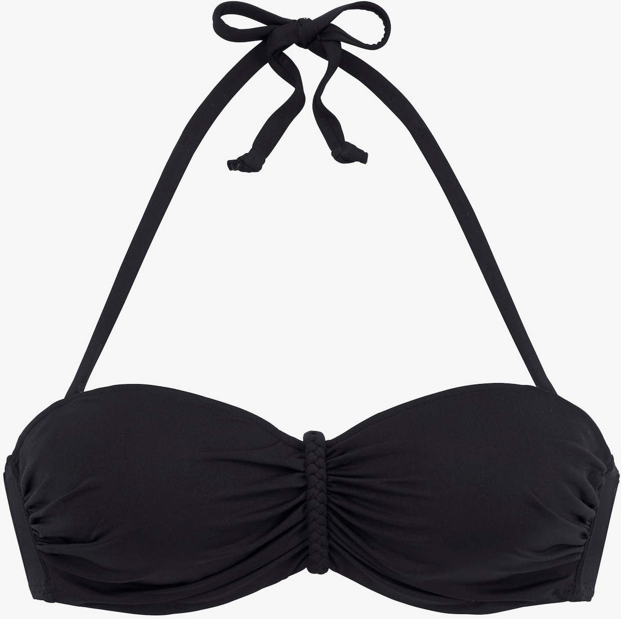 Buffalo Bügel-Bandeau-Bikini-Top - schwarz