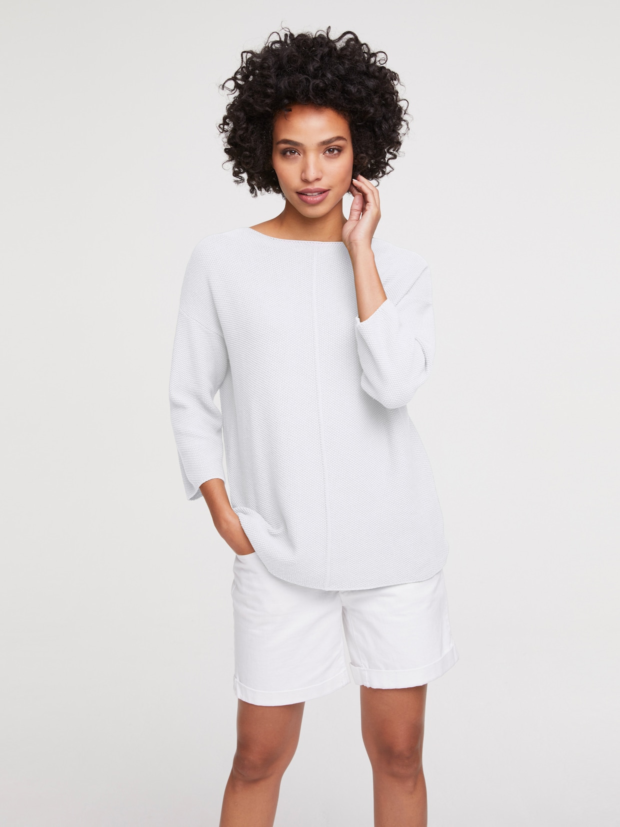 heine Pull en tricot - blanc