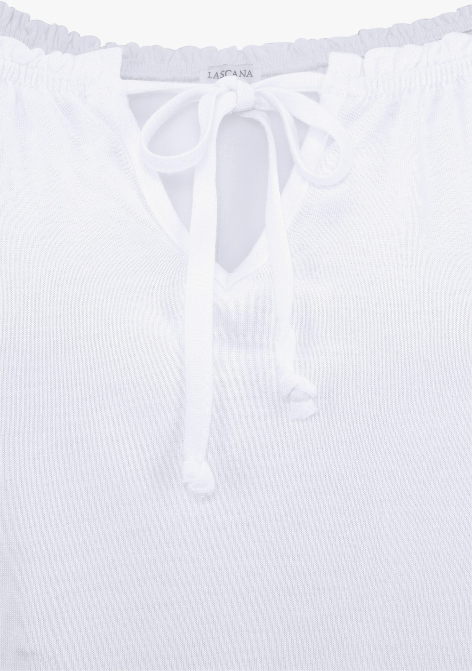 LASCANA Carmenshirt - wit