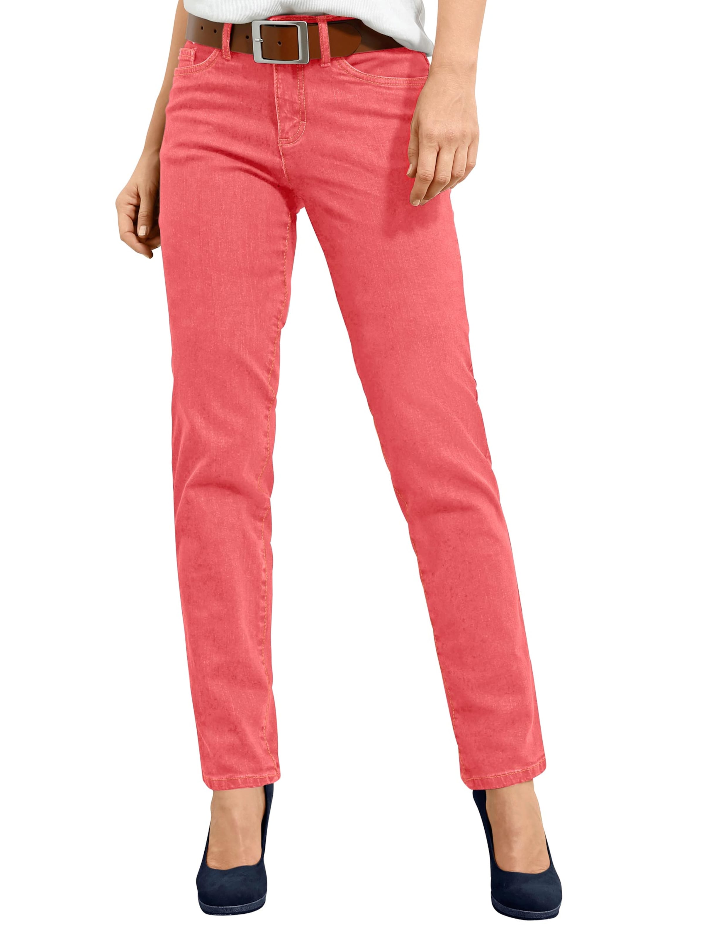 Jeans - korallenrot