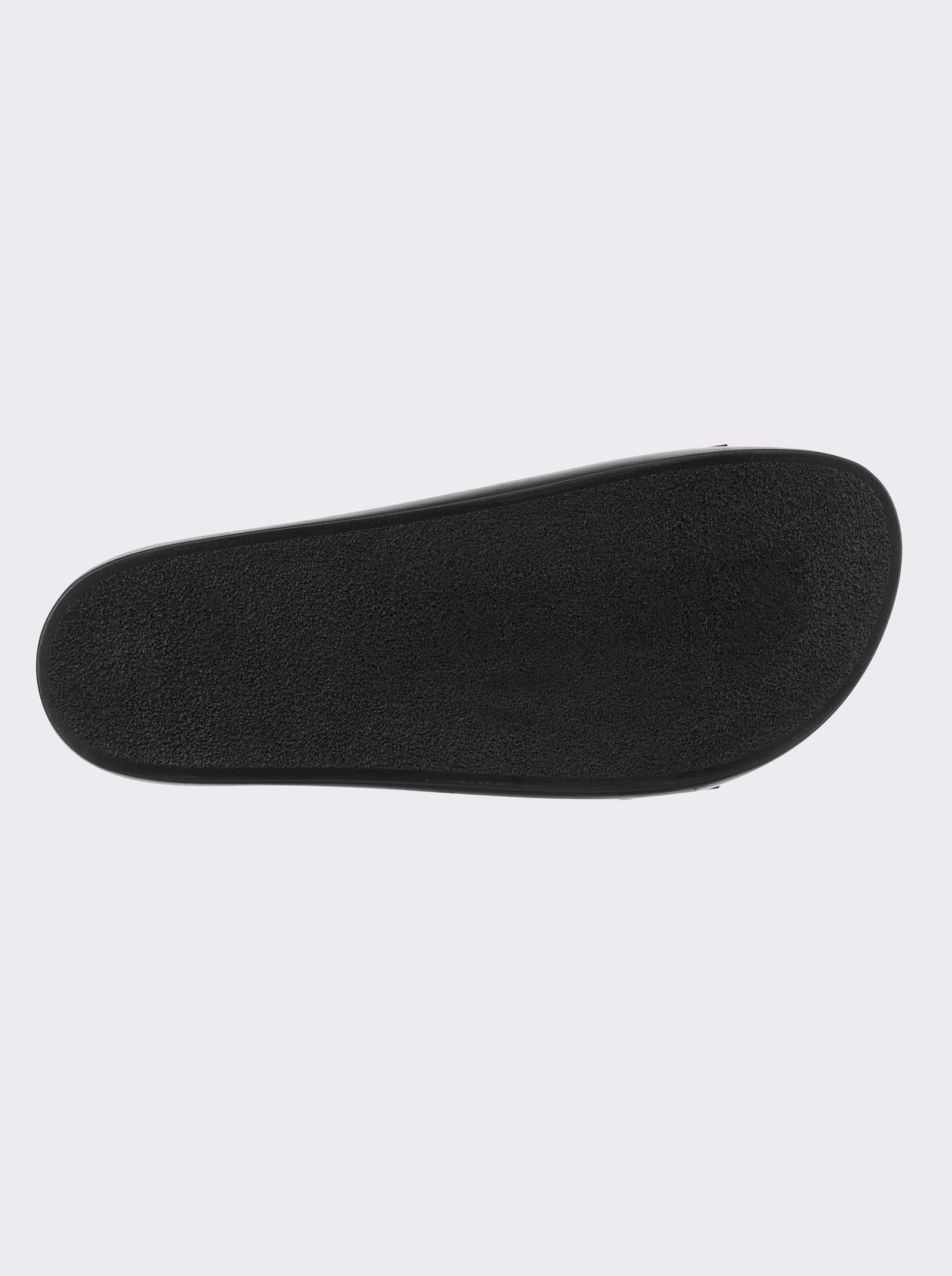 Mubb Badepantolette mit Memory-Fussbett - schwarz