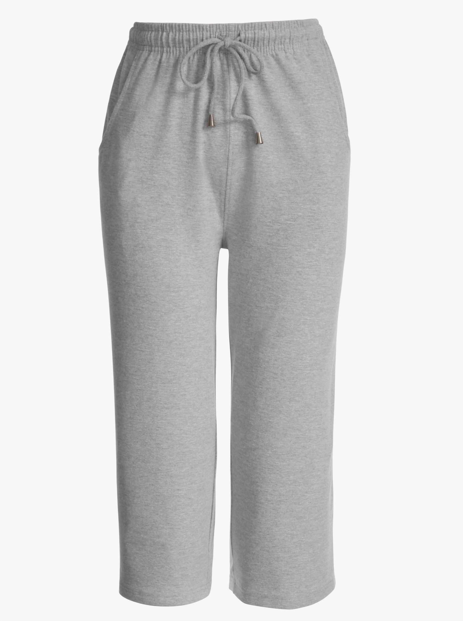 Caprihose in Stretch-Qualität - grau