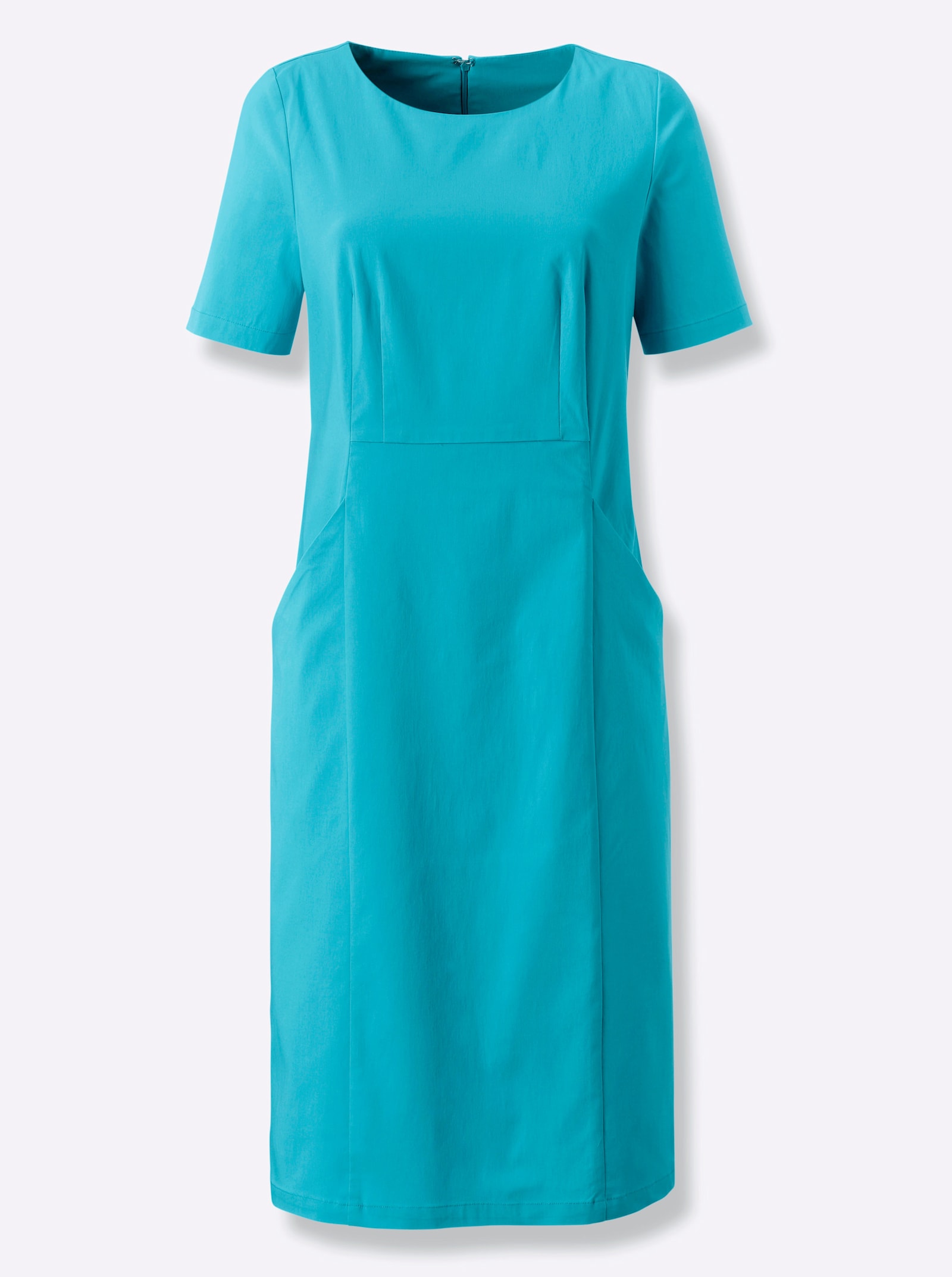 Etuikleid in Bengalin-Qualität - türkis