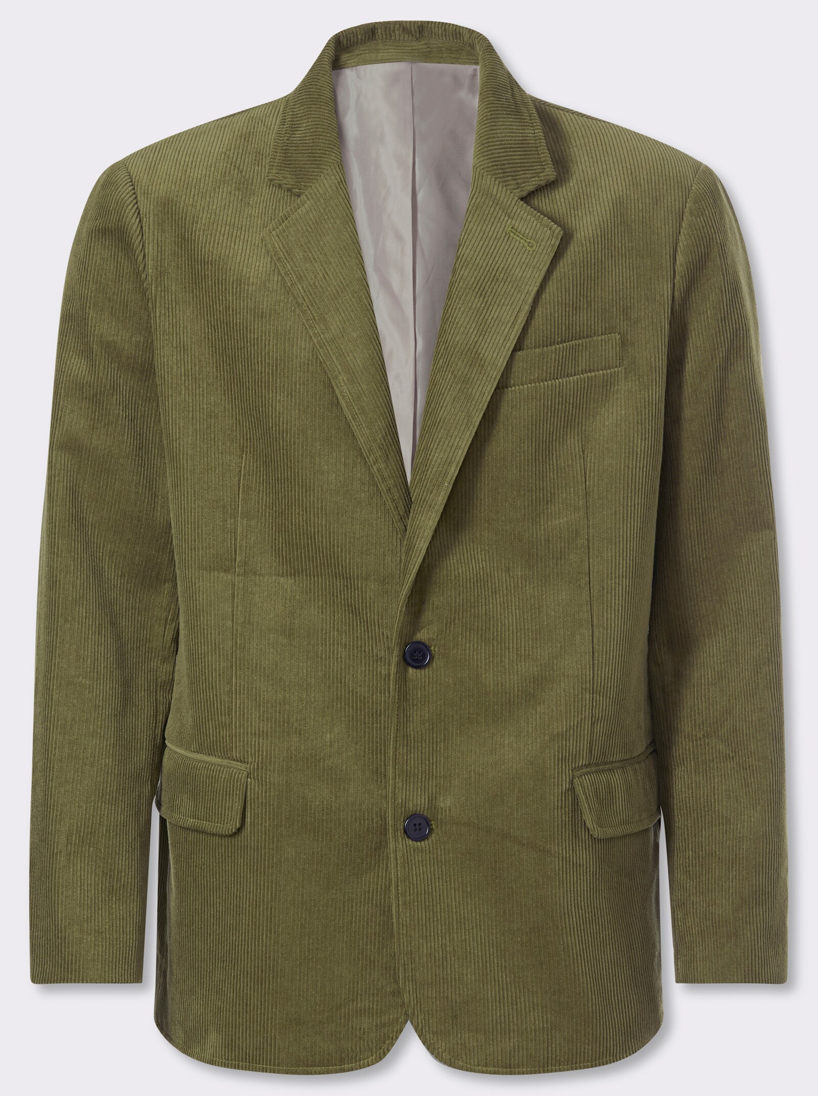 Marco Donati Sakko aus Cord, reine Baumwolle - oliv