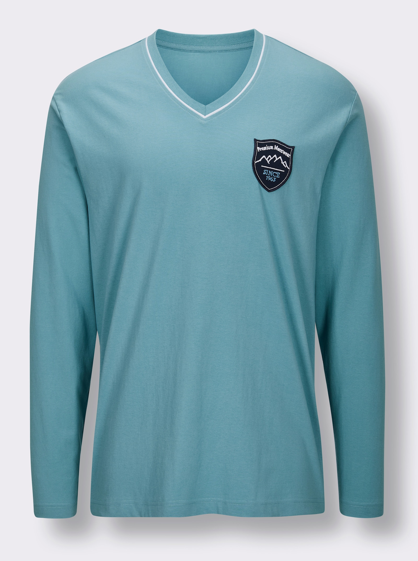 wäschepur men Pyjama-Shirt - oceaan