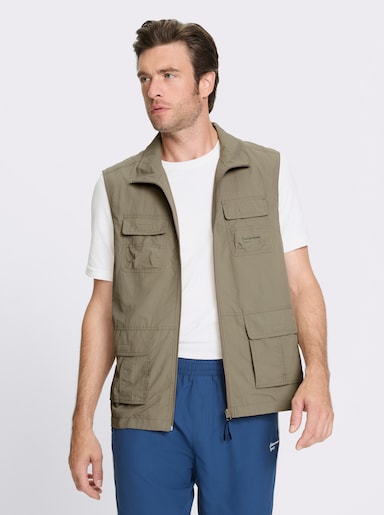 Catamaran Sports Funktionsweste mit vielen Taschen - schlamm