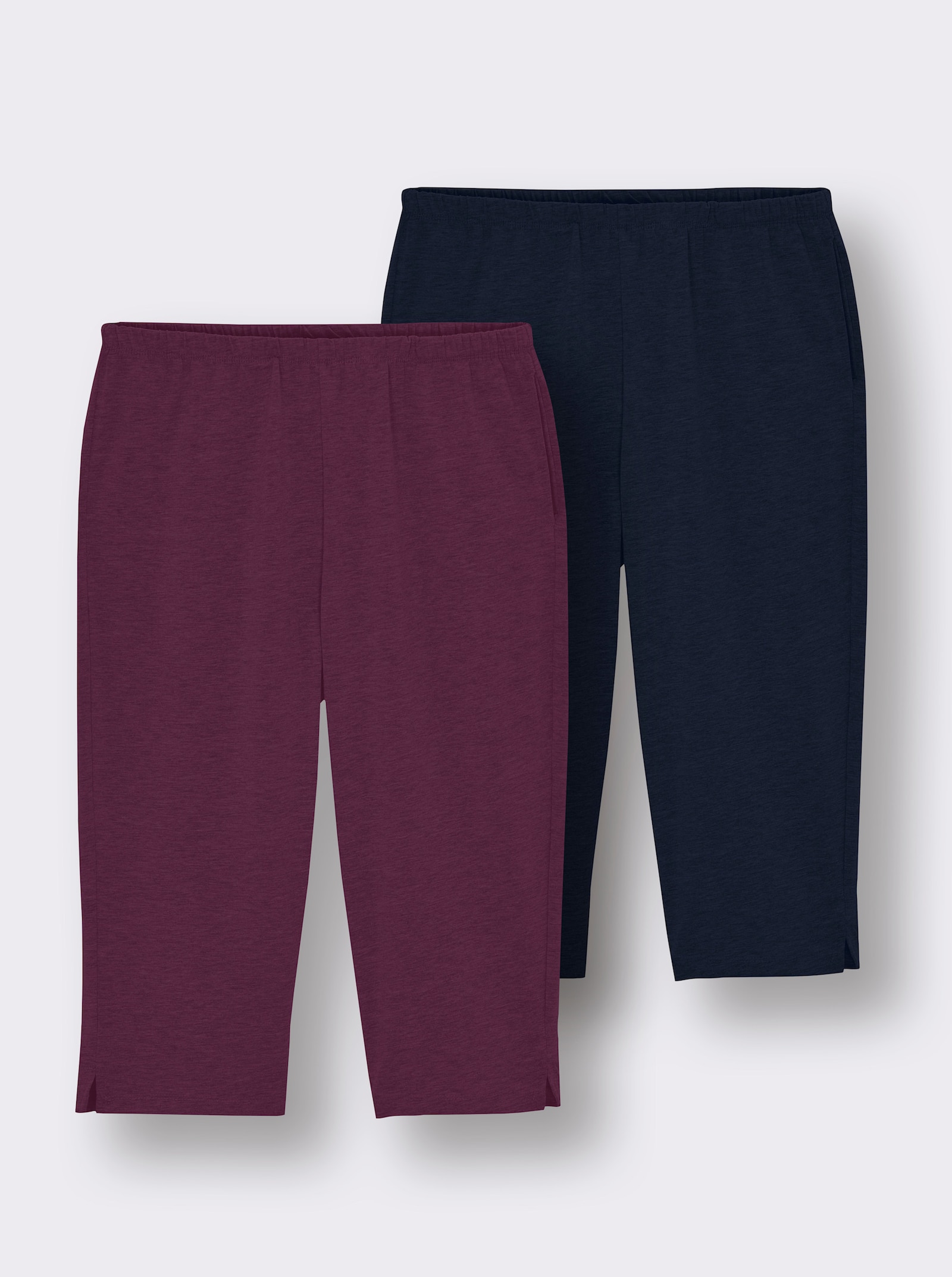 feel good Capri-Hosen - beere + marine