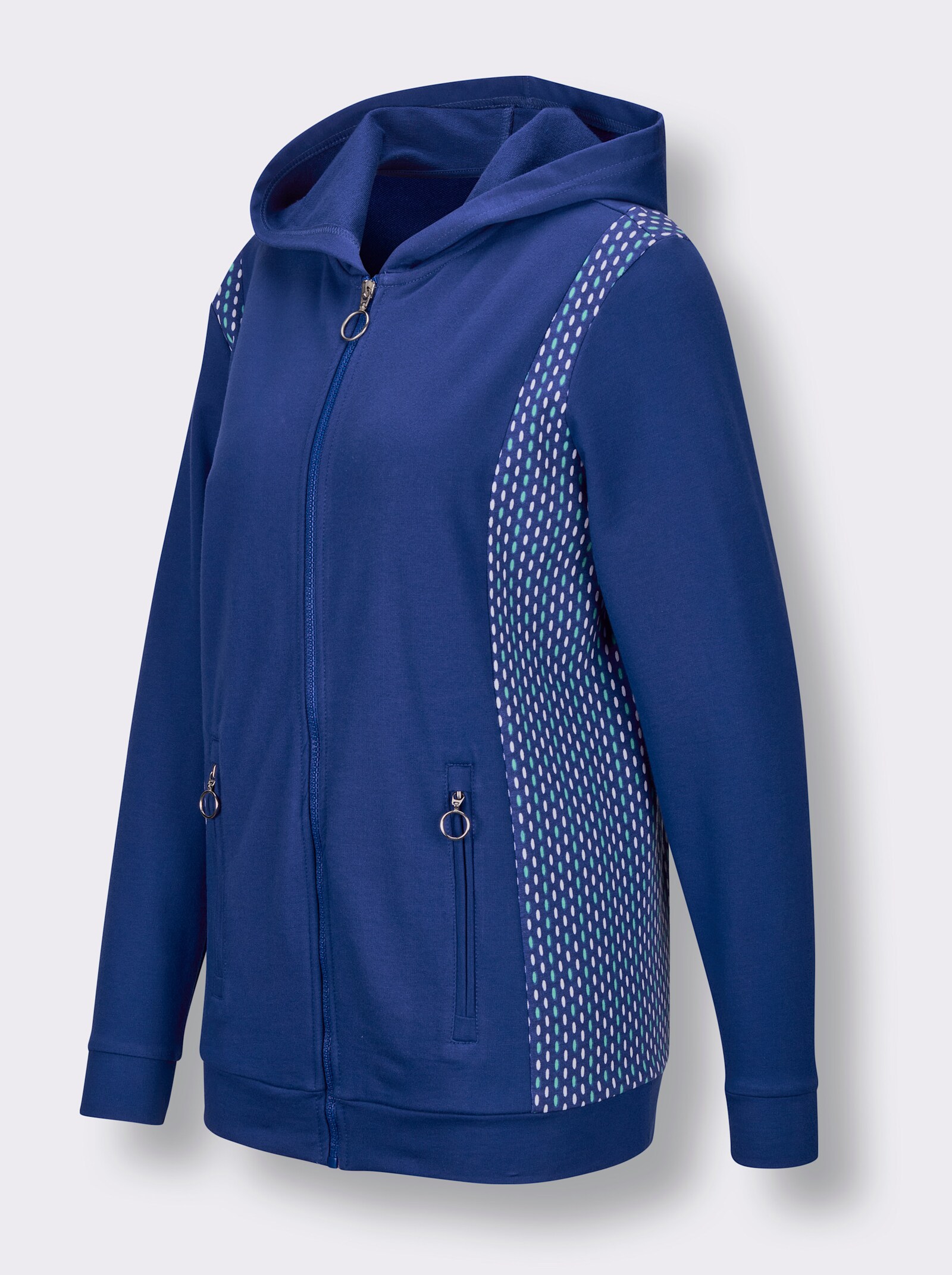 Catamaran Sports Sweatjacke mit Schriftzug hinten - royalblau
