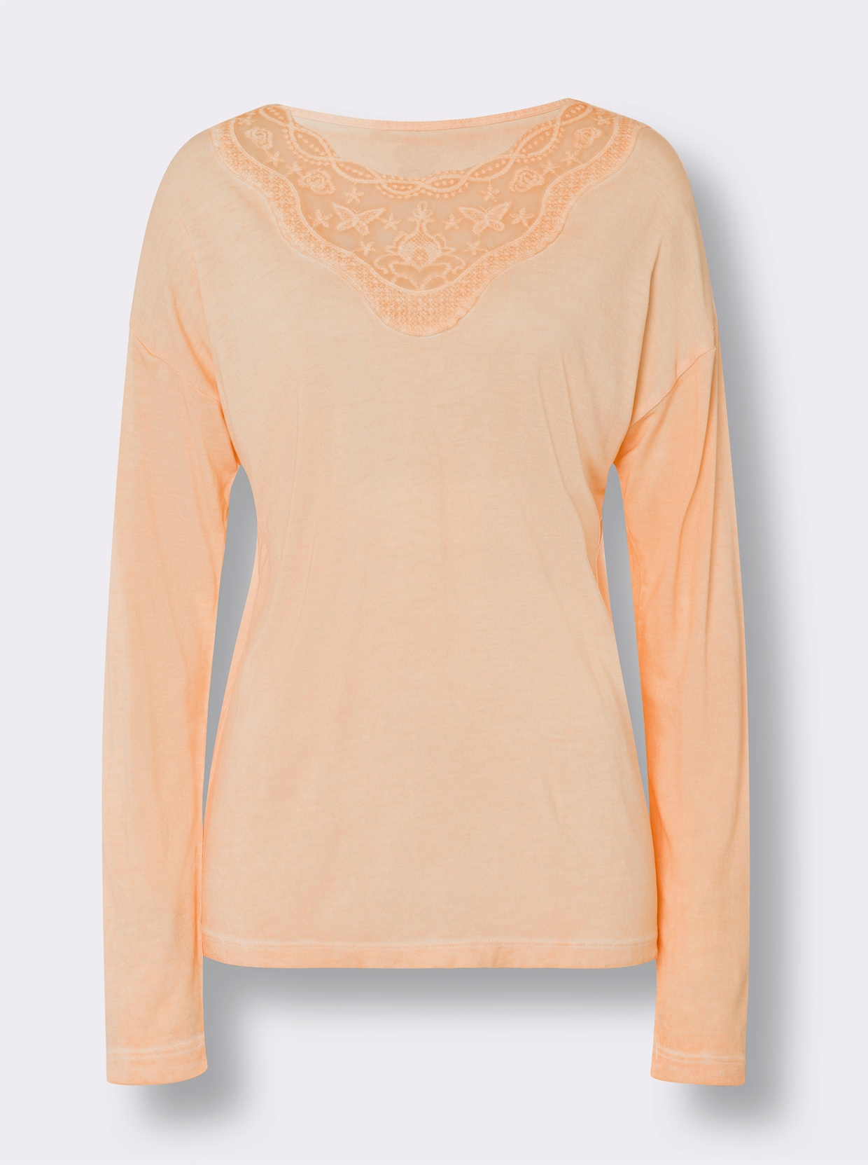 heine Shirt met lange mouwen - apricot