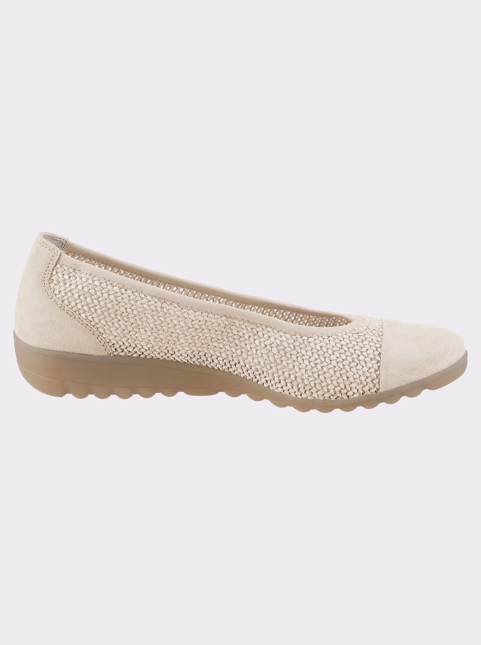 Caprice Ballerina mit Schrittdämpfung, von Caprice - créme