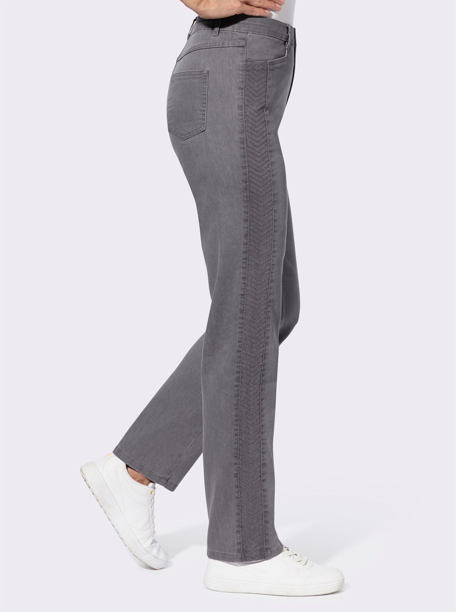 Jeans met naar voren geplaatste zijnaad - stone-grey-denim