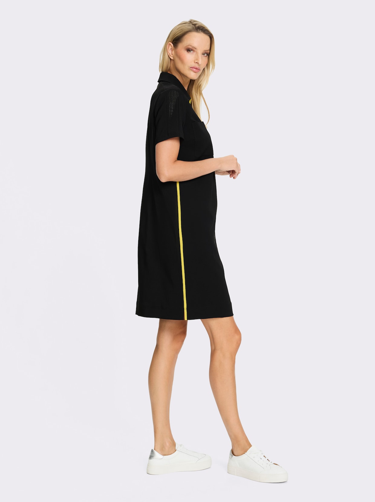heine Jerseykleid - schwarz