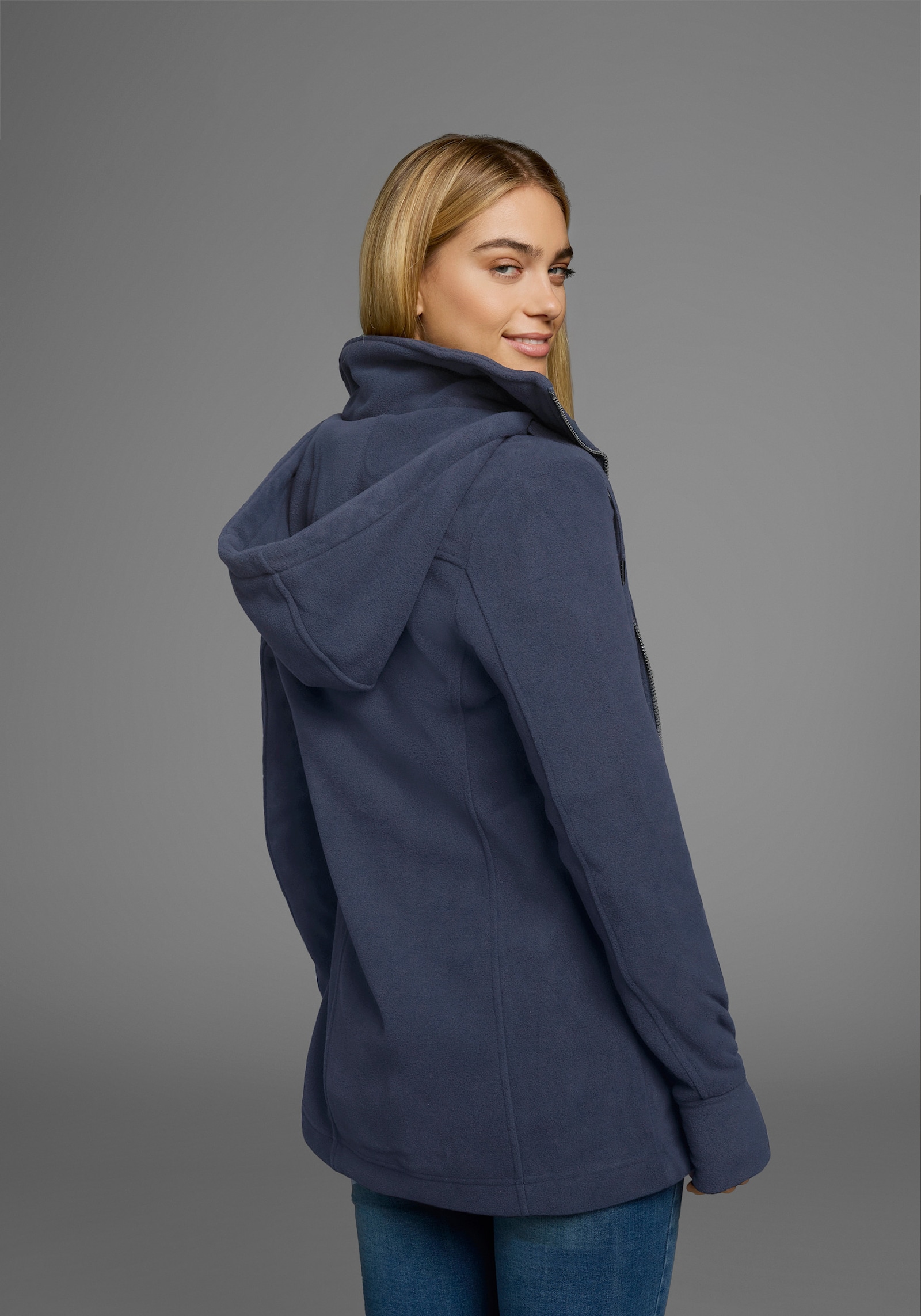 Polarino Fleecejacke - marine